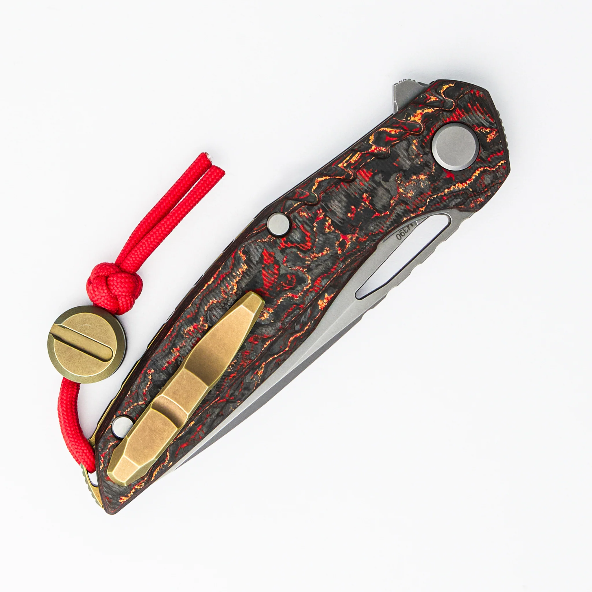 111 Ignis - "Phoenix Wing" TechnoCarbo Handle - M390 Blade - MRBS - Image 7
