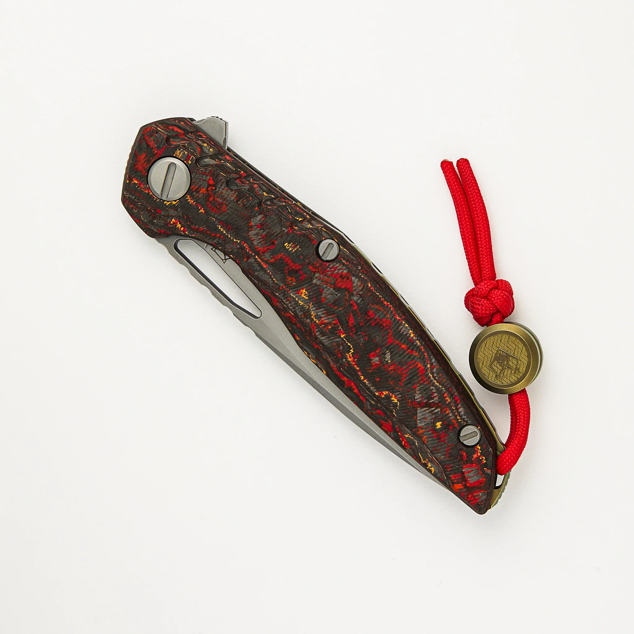 111 Ignis - "Phoenix Wing" TechnoCarbo Handle - M390 Blade - MRBS - Image 3