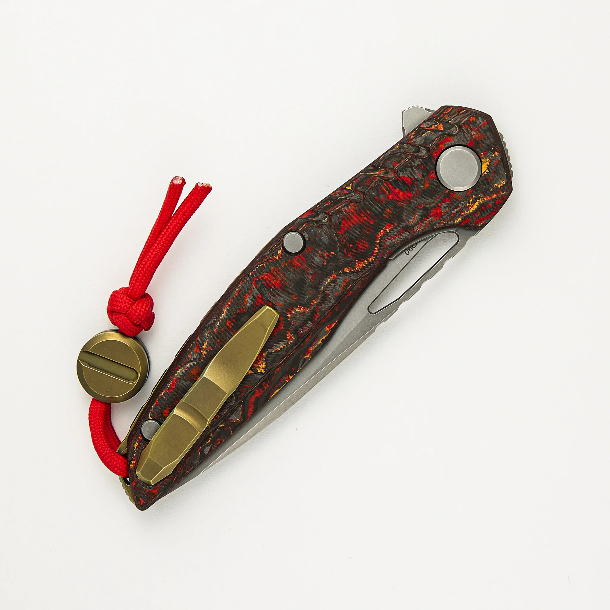 111 Ignis - "Phoenix Wing" TechnoCarbo Handle - M390 Blade - MRBS - Image 4