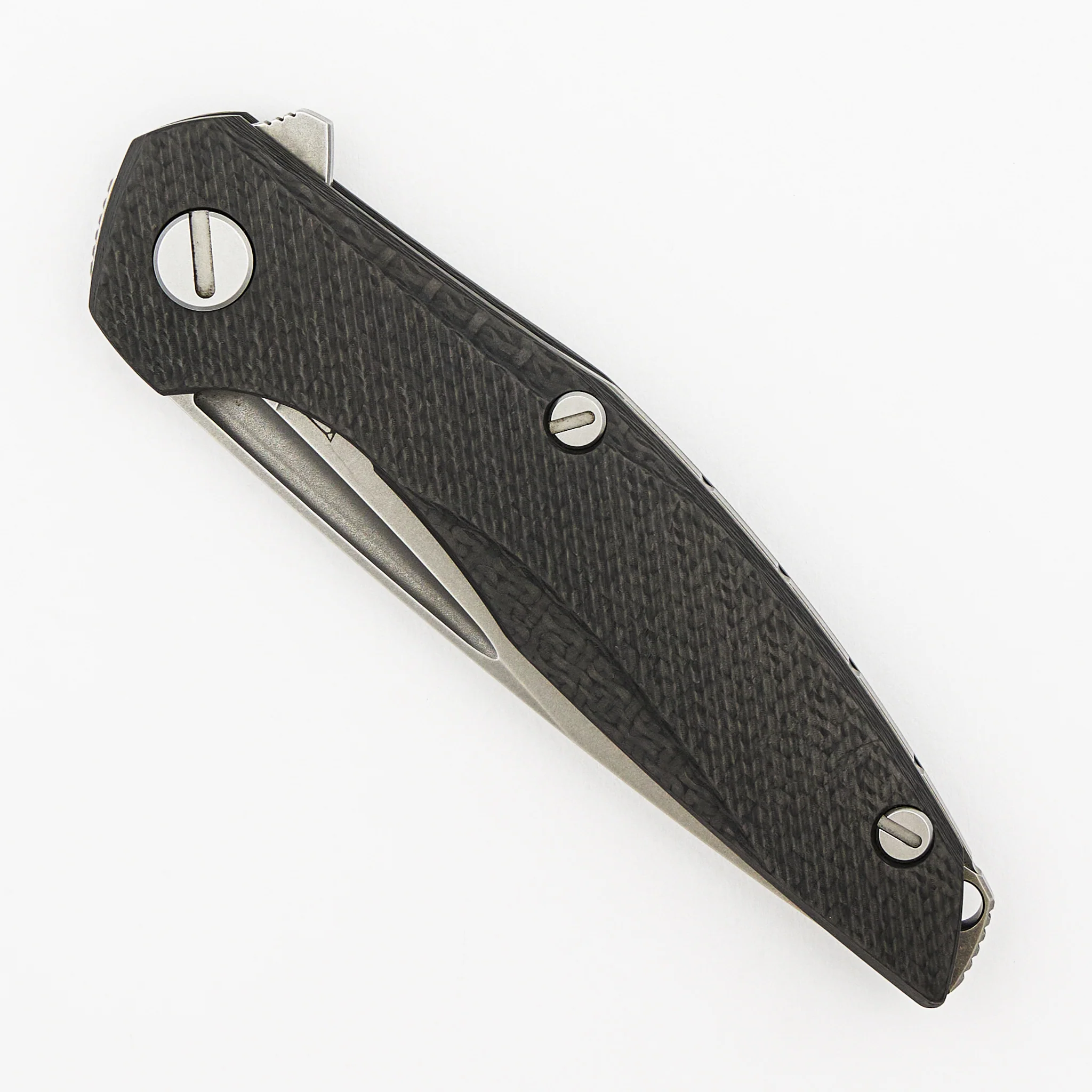 111 – M390 Blade – Carbon Fiber Handle – MRBS - Image 3