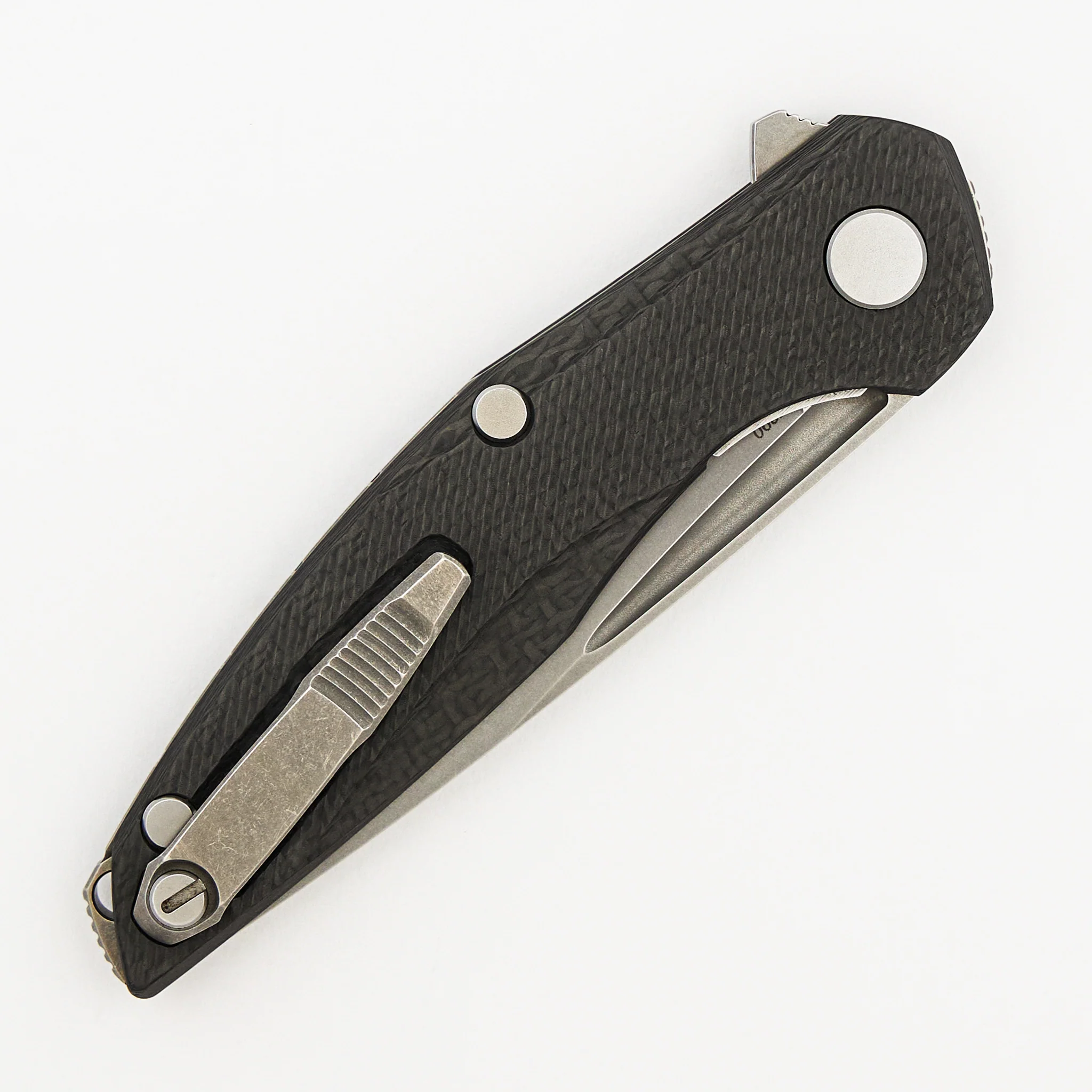 111 – M390 Blade – Carbon Fiber Handle – MRBS - Image 4