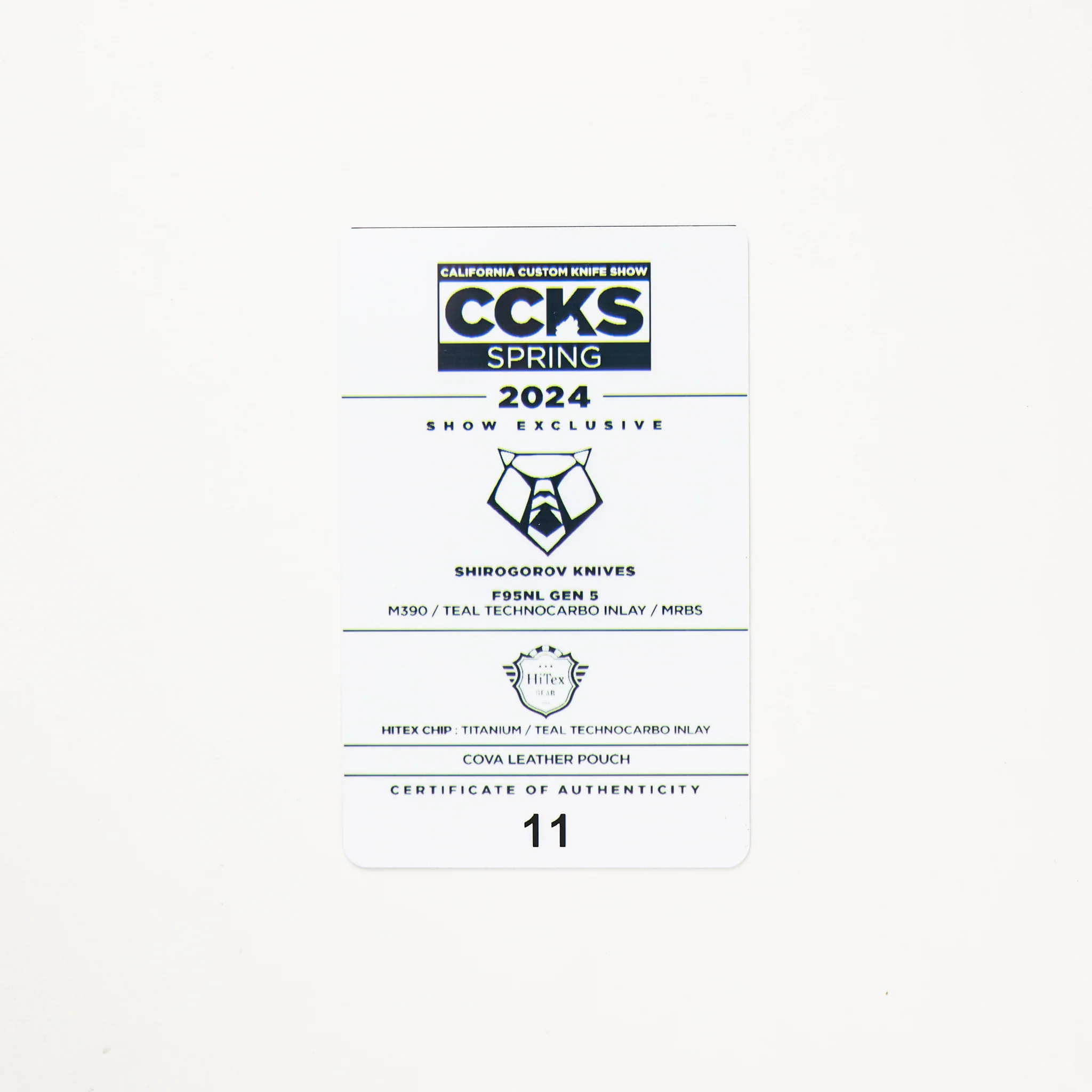 2024 CCKS Spring Show Exclusive - F95NL Gen. 5 - HiTex Gear Poker Chip - Image 12