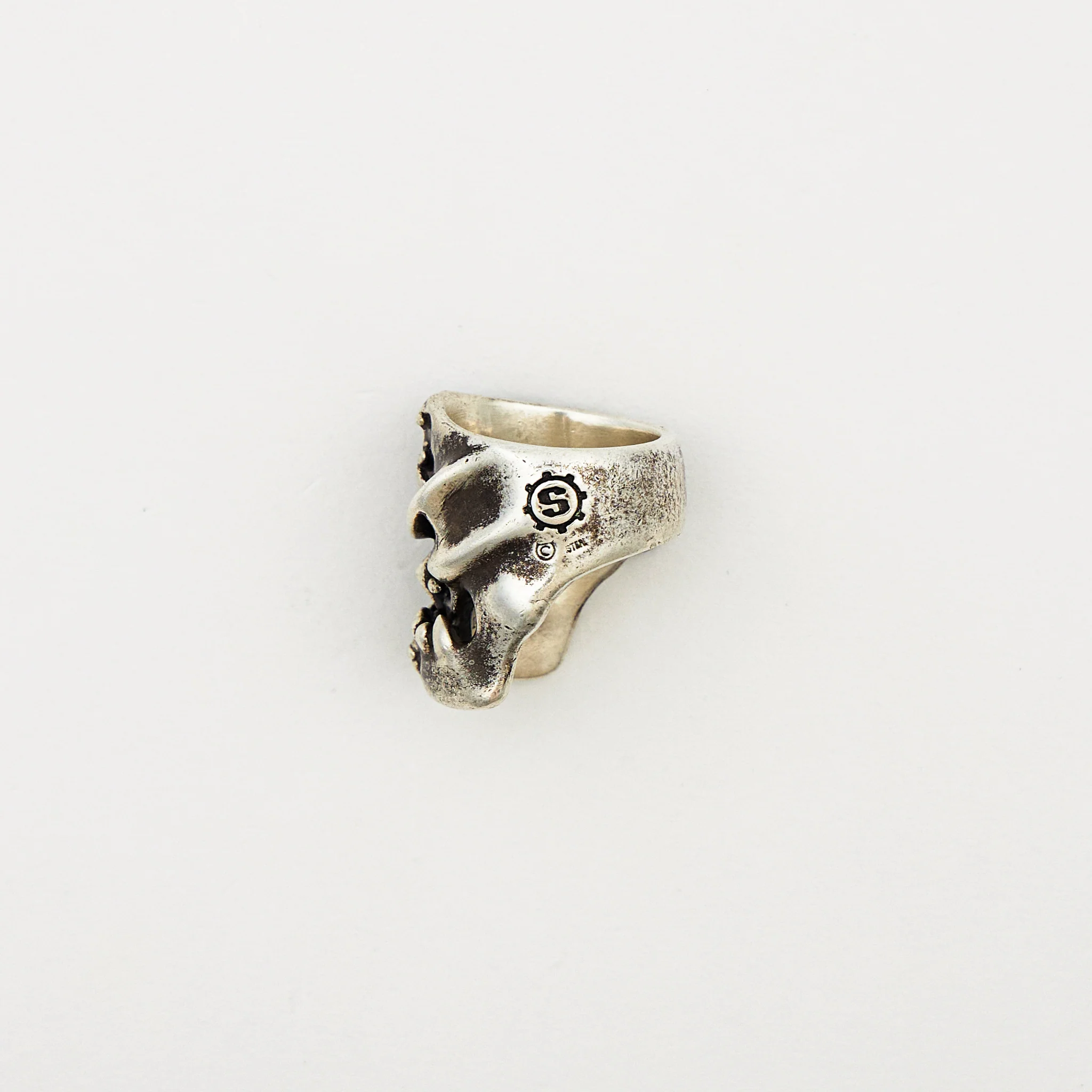 .925 Kamikaze Puncher w/ Stitches Ring - Size 12 - Image 3