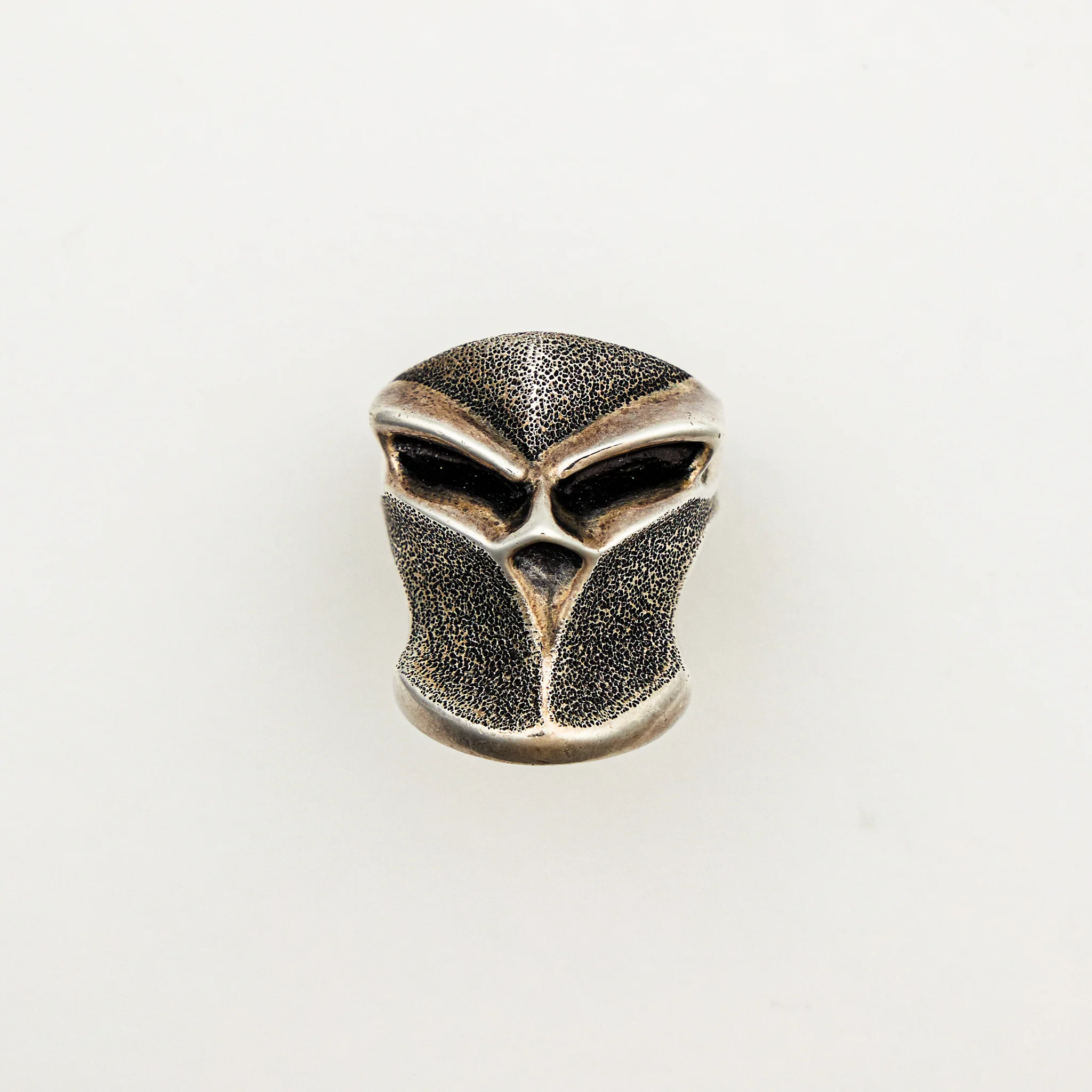 .925 Textured Stealth Blade Puncher Ring - Size 12.5