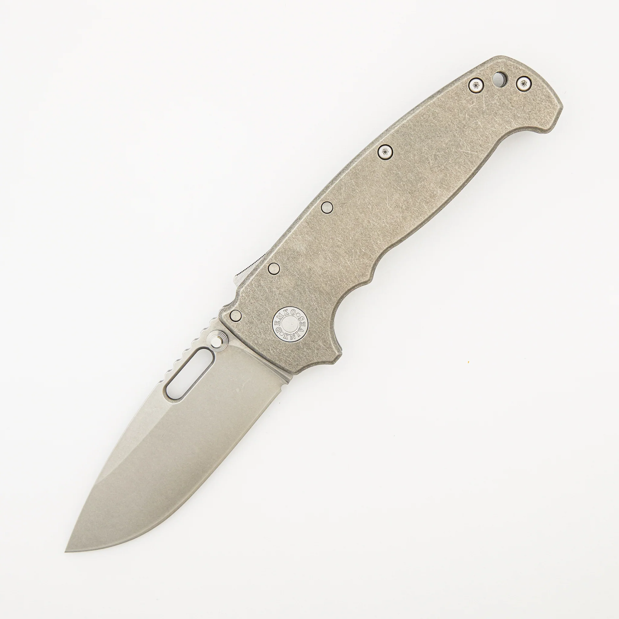 AD20 XL - Drop Point MagnaCut Blade - Titanium Handle