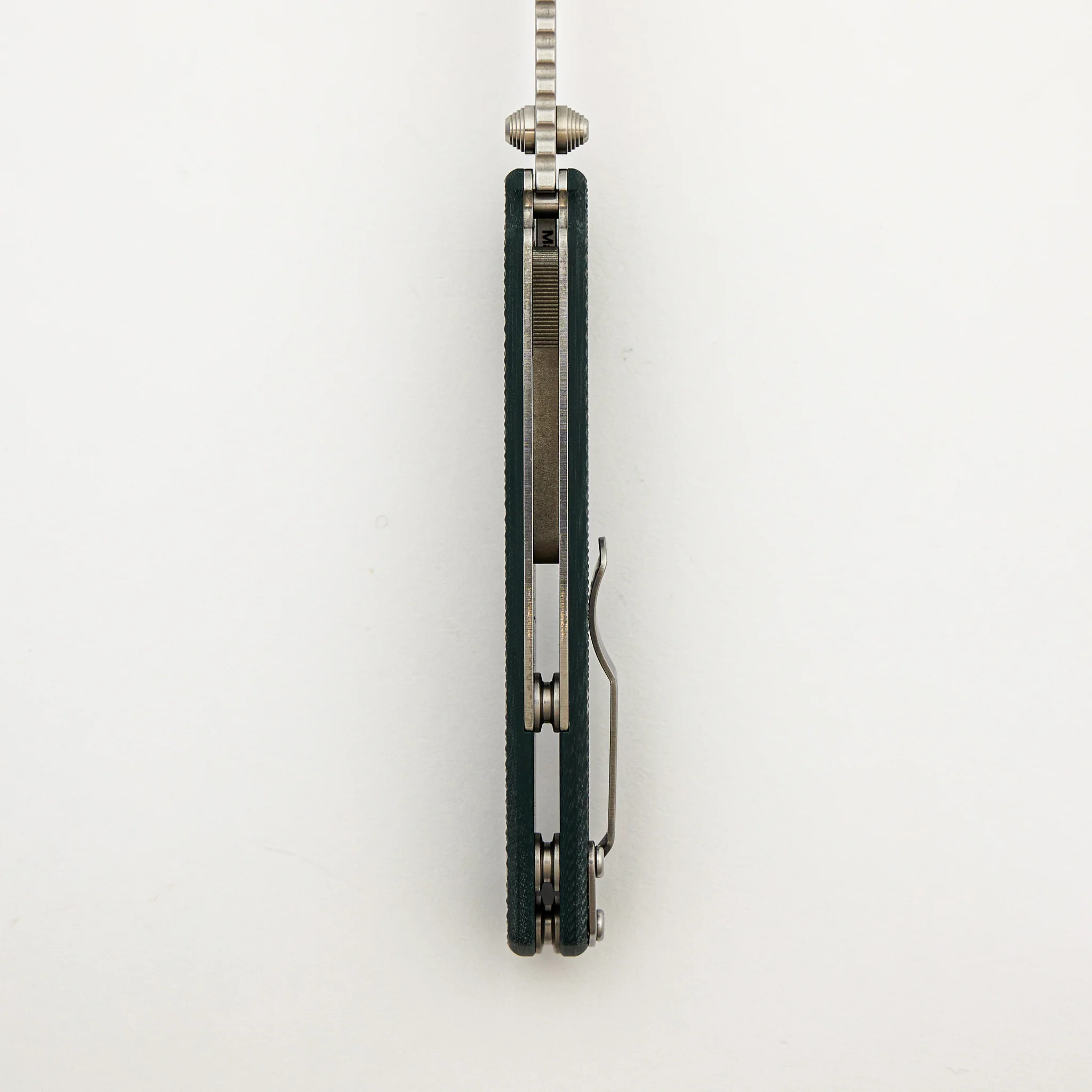 AD20S - Clip Point MagnaCut Blade - Forest Green G10 Handle - Image 7
