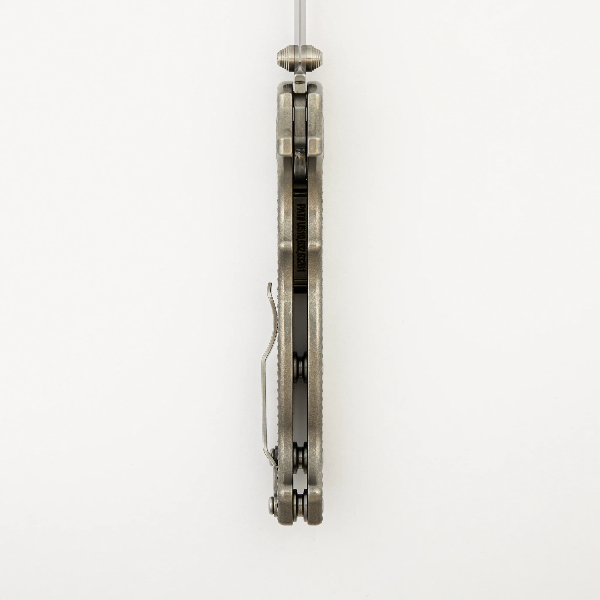 AD20S - CPM-S90V Blade - Textured Titanium Handle - Image 6