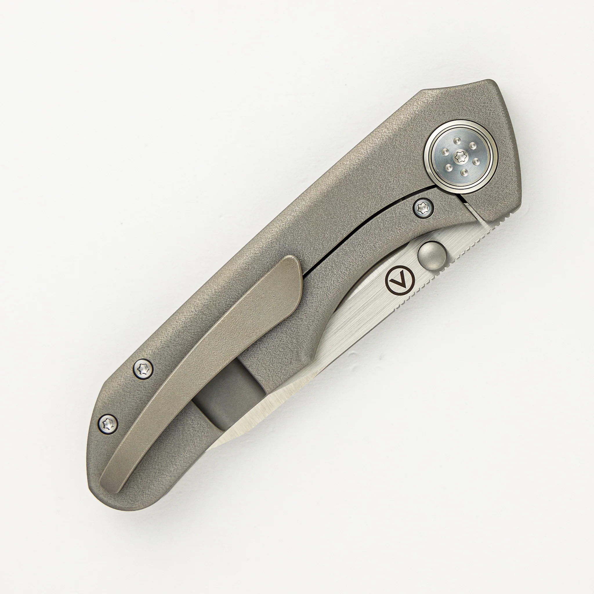 Keen - Titanium W/ Holes Handle - M390 Blade - Image 4