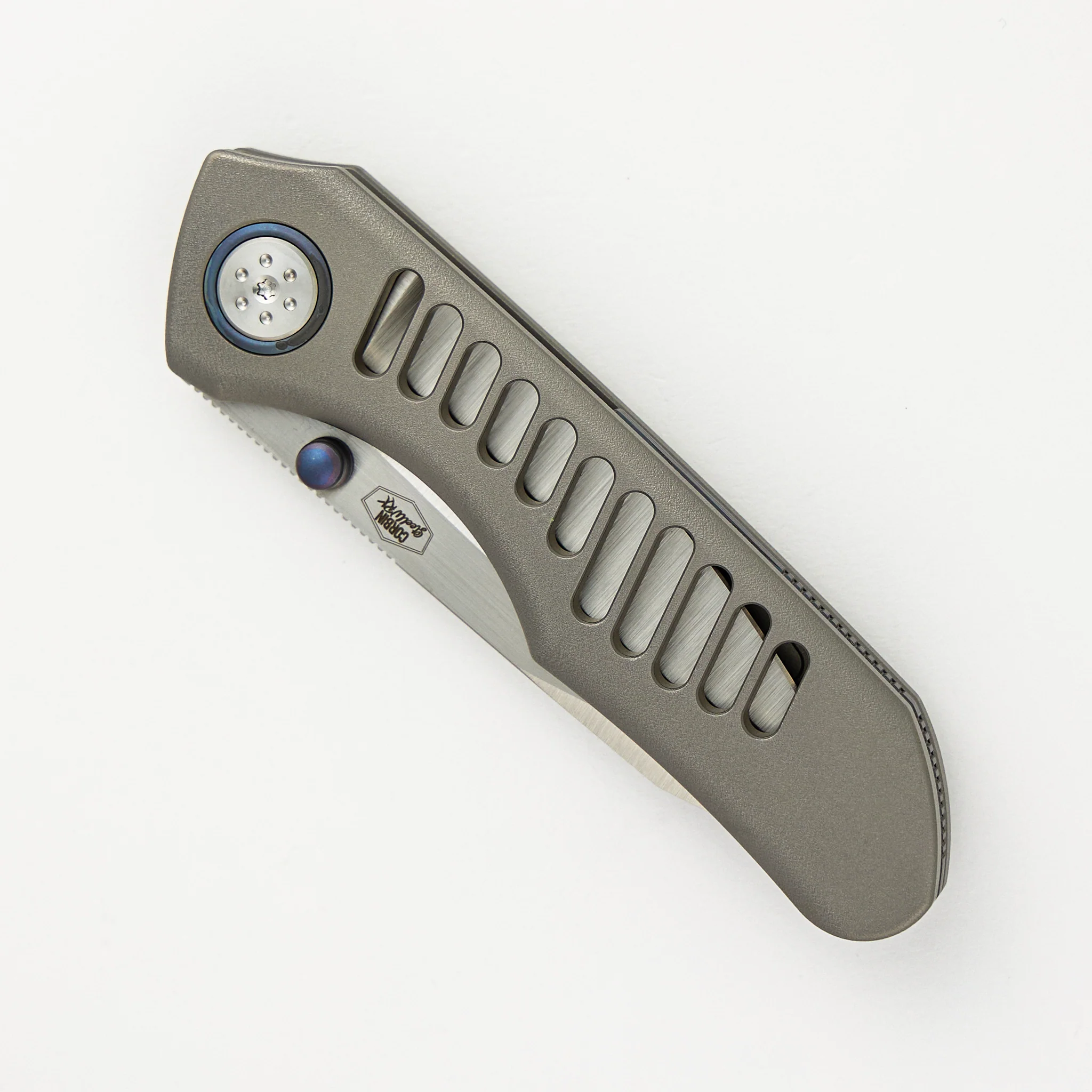 Keen - Titanium W/ Slotted Handle - M390 Blade - Image 3