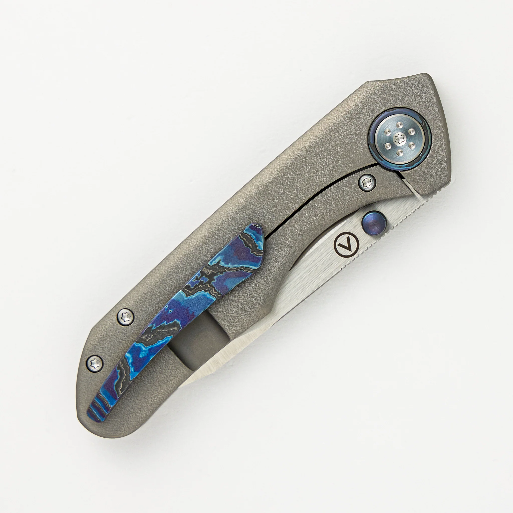 Keen - Titanium W/ Slotted Handle - M390 Blade - Image 4