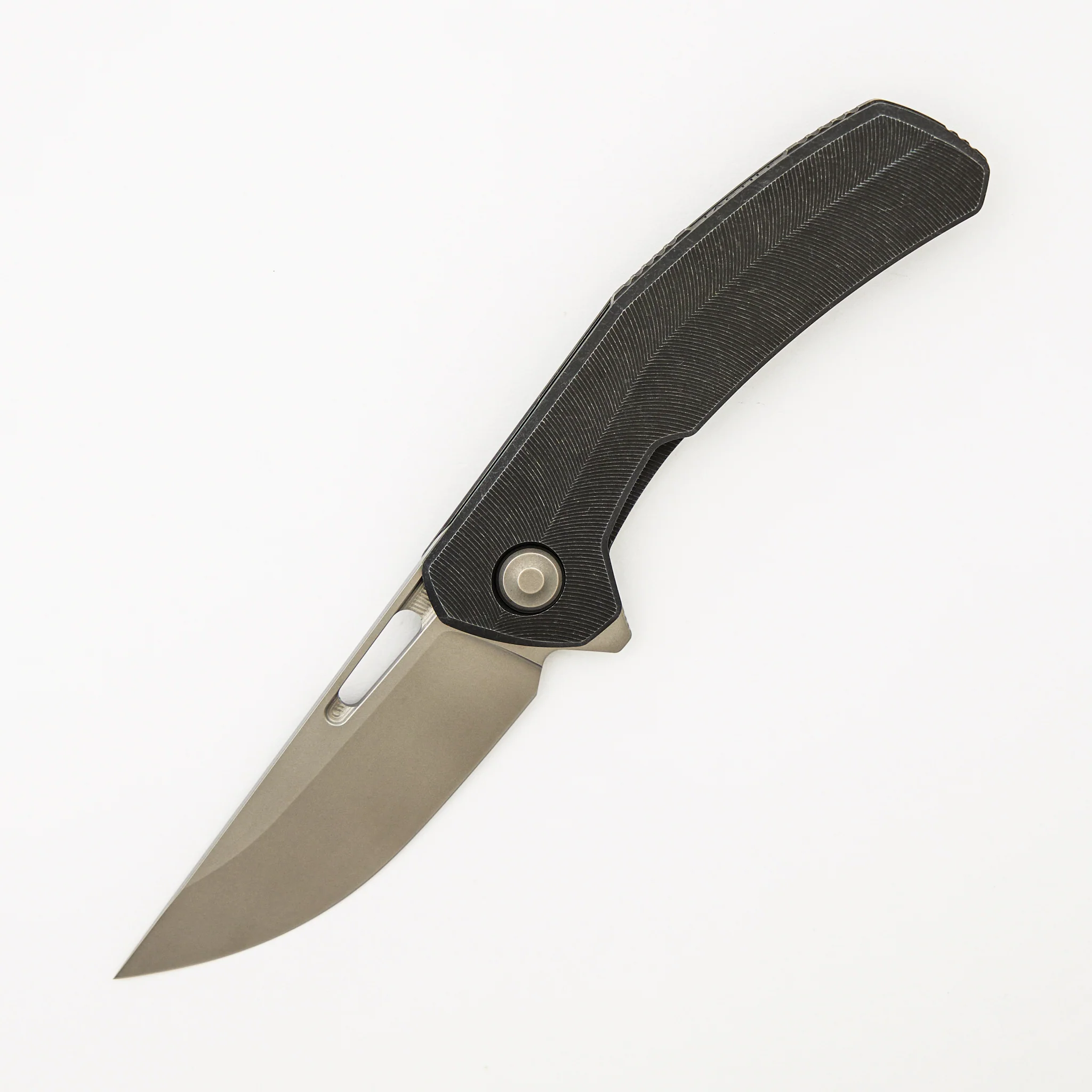 Archer - Feathered/Blackwashed Titanium Handle - MagnaCut Blade