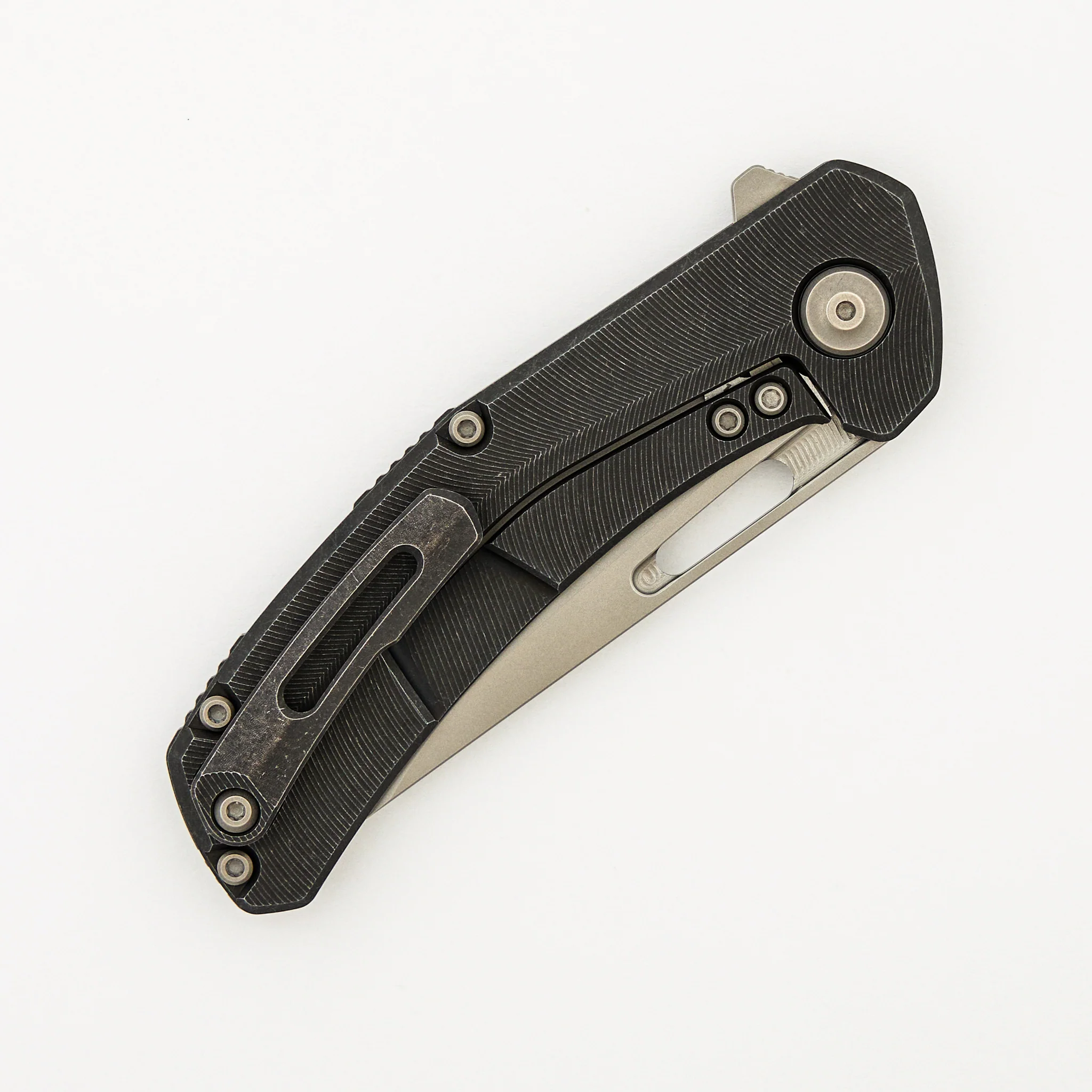 Archer - Feathered/Blackwashed Titanium Handle - MagnaCut Blade - Image 4