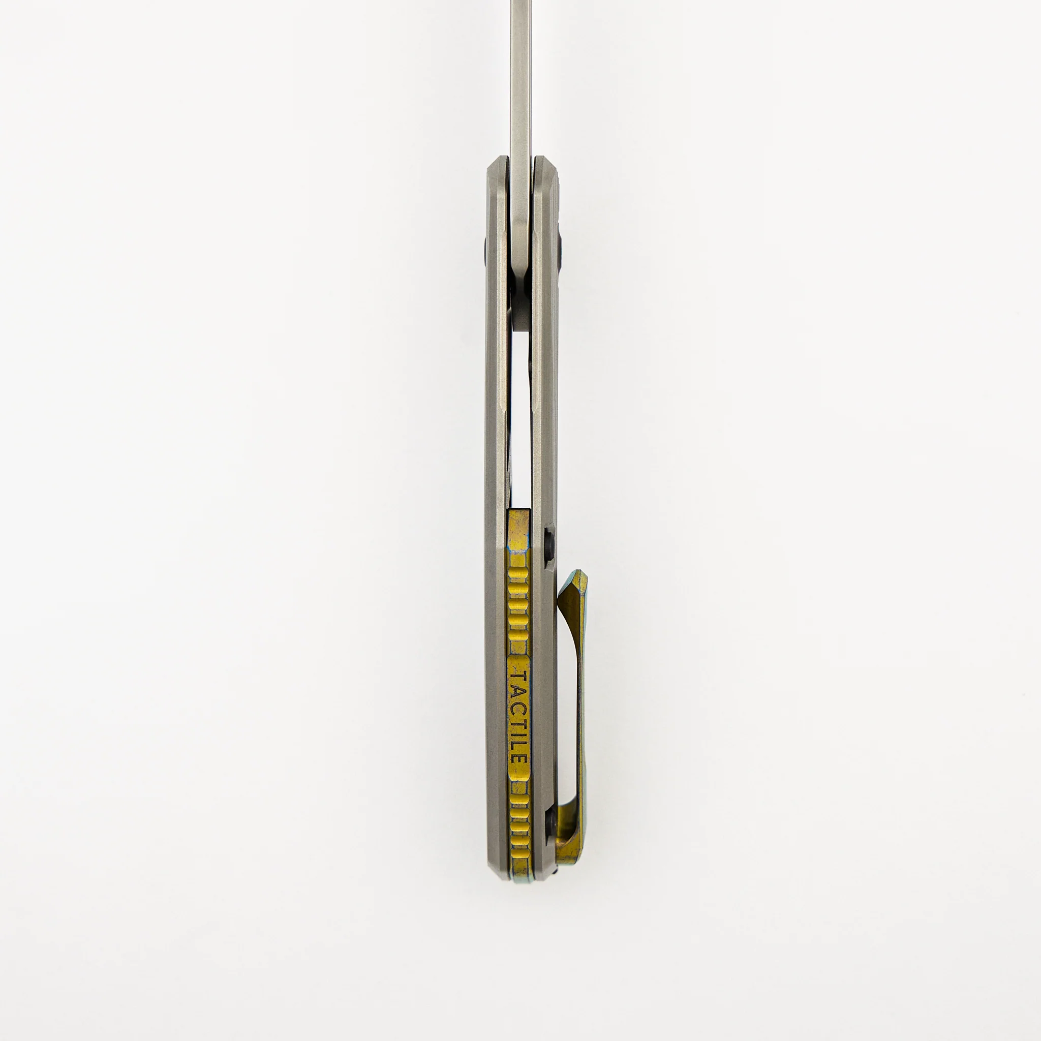 Archer - Ridged Titanium Handle - MagnaCut Blade - Bronze Accents - Image 7