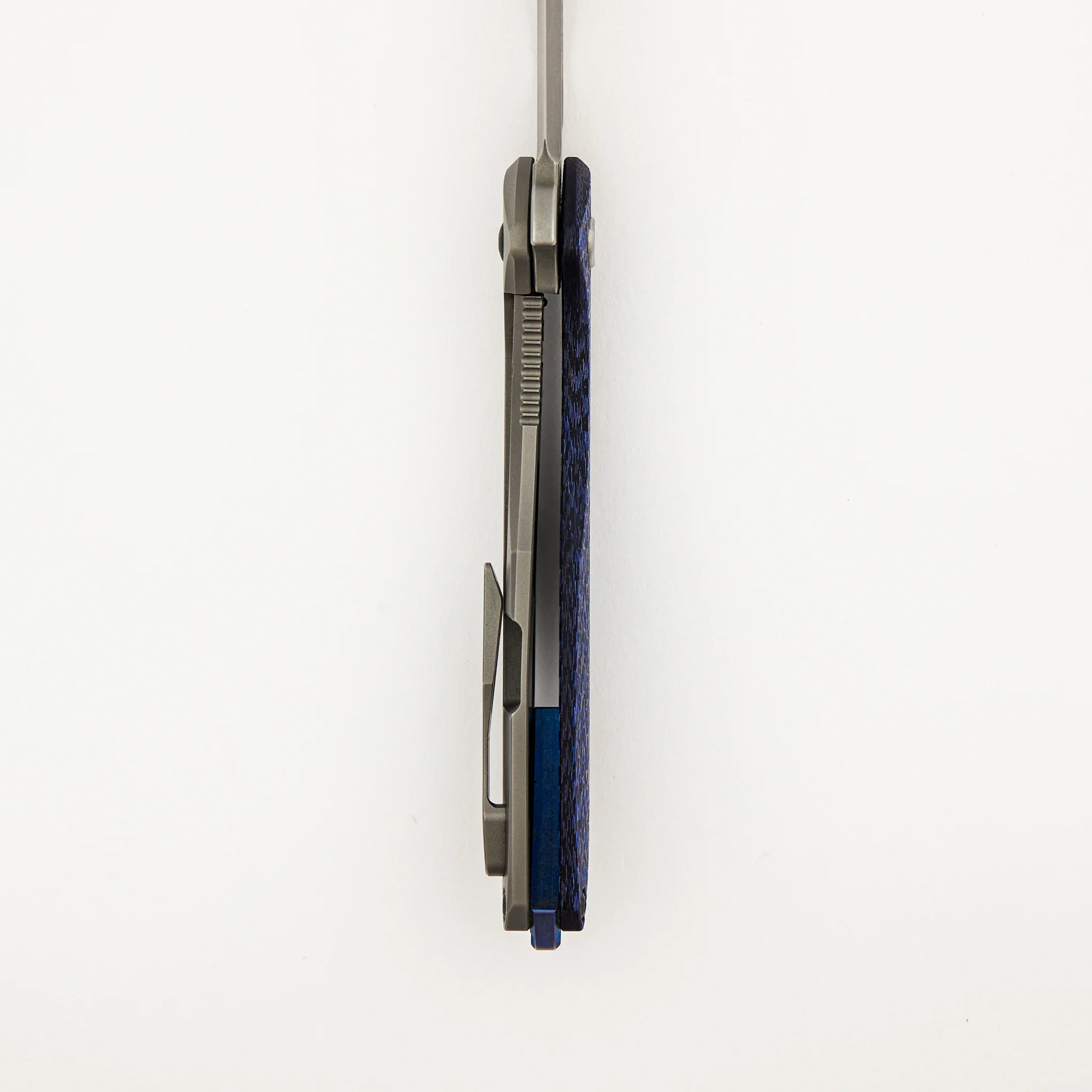 Arius - Titanium/Blue Twill Handle - CTS-XHP Blade - Image 6