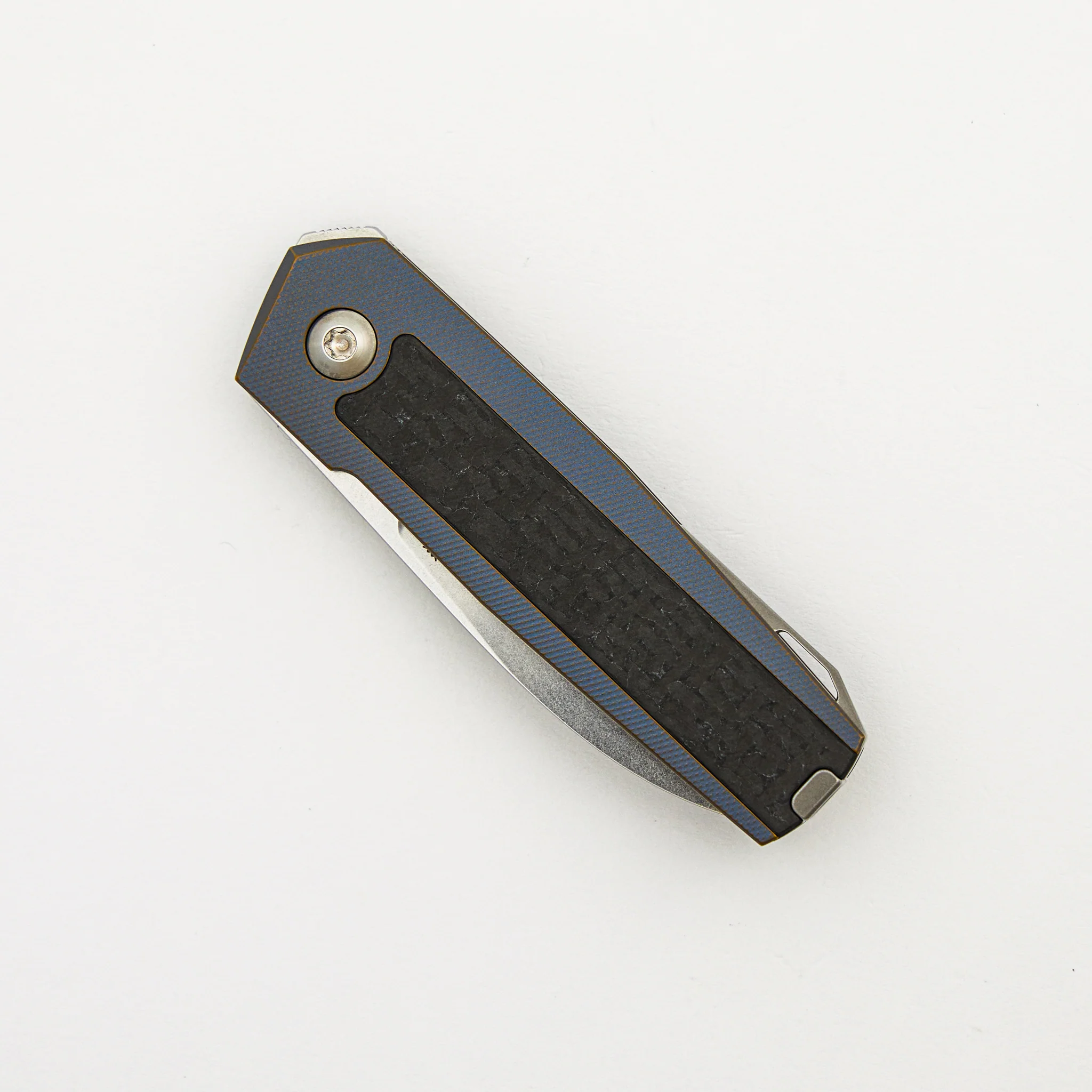 ARN - Kobolt/Satin - Titanium Handle - Carbon Fiber Inlays - RWL34 Blade - #124 - Image 3