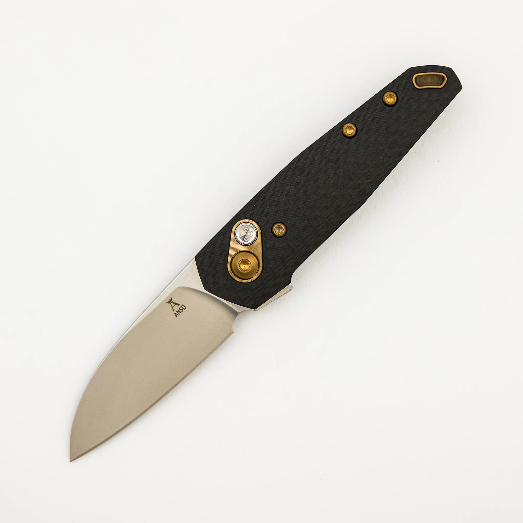 Aros - Amber - Carbon Fiber Handle - RWL34 Blade