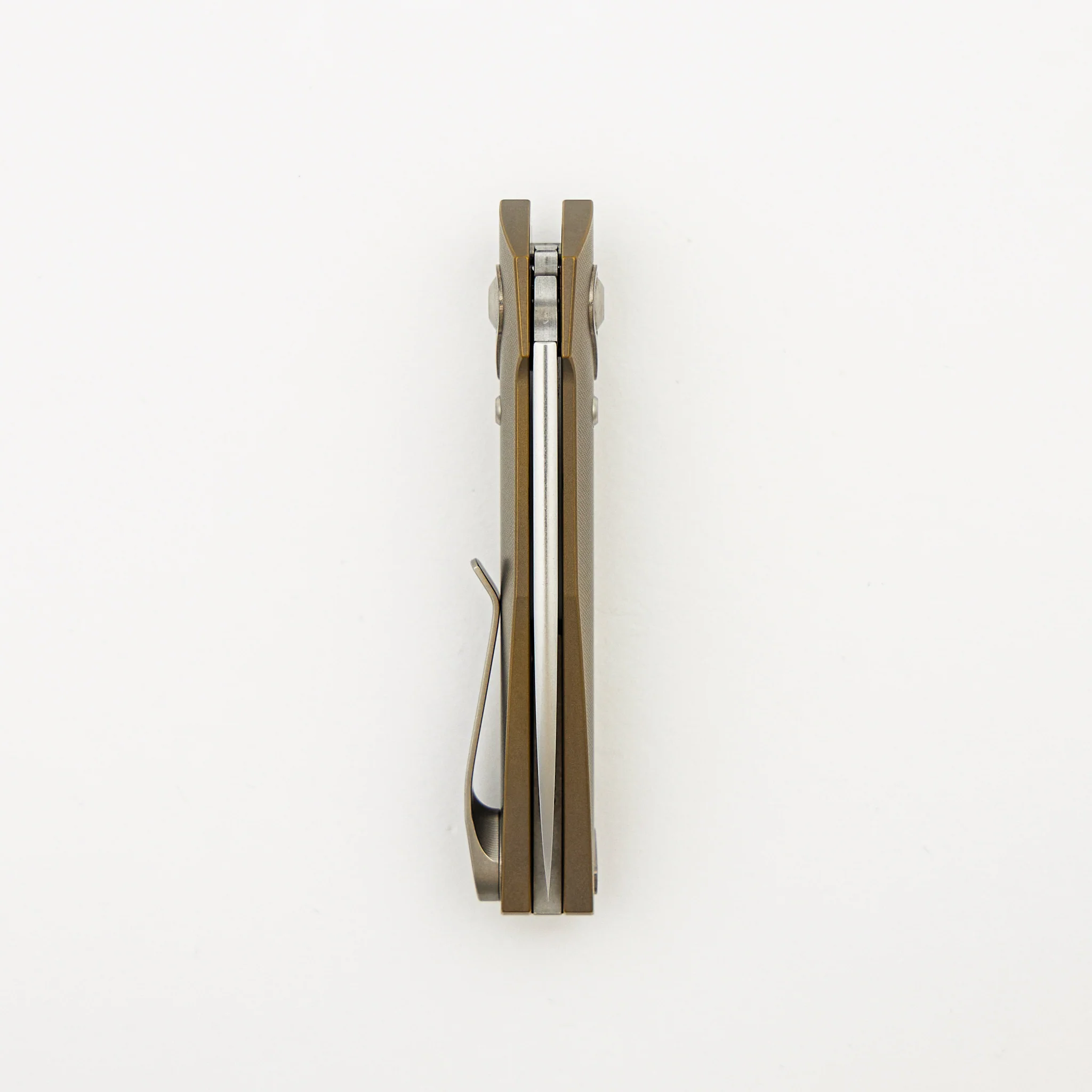 Aros - Amber/Satin Titanium Handle - RWL34 Blade - Image 5