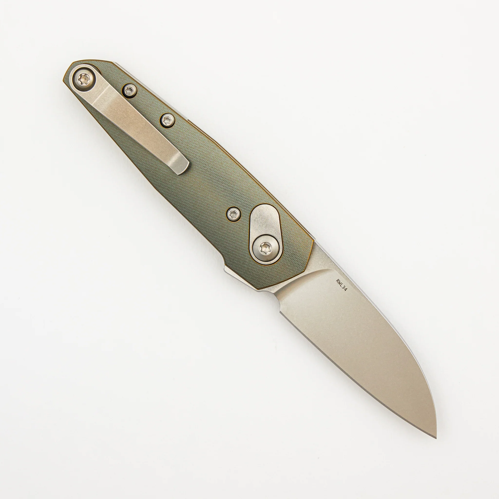 Aros - Cuprum/Satin Titanium Handle - RWL34 Blade - Image 2