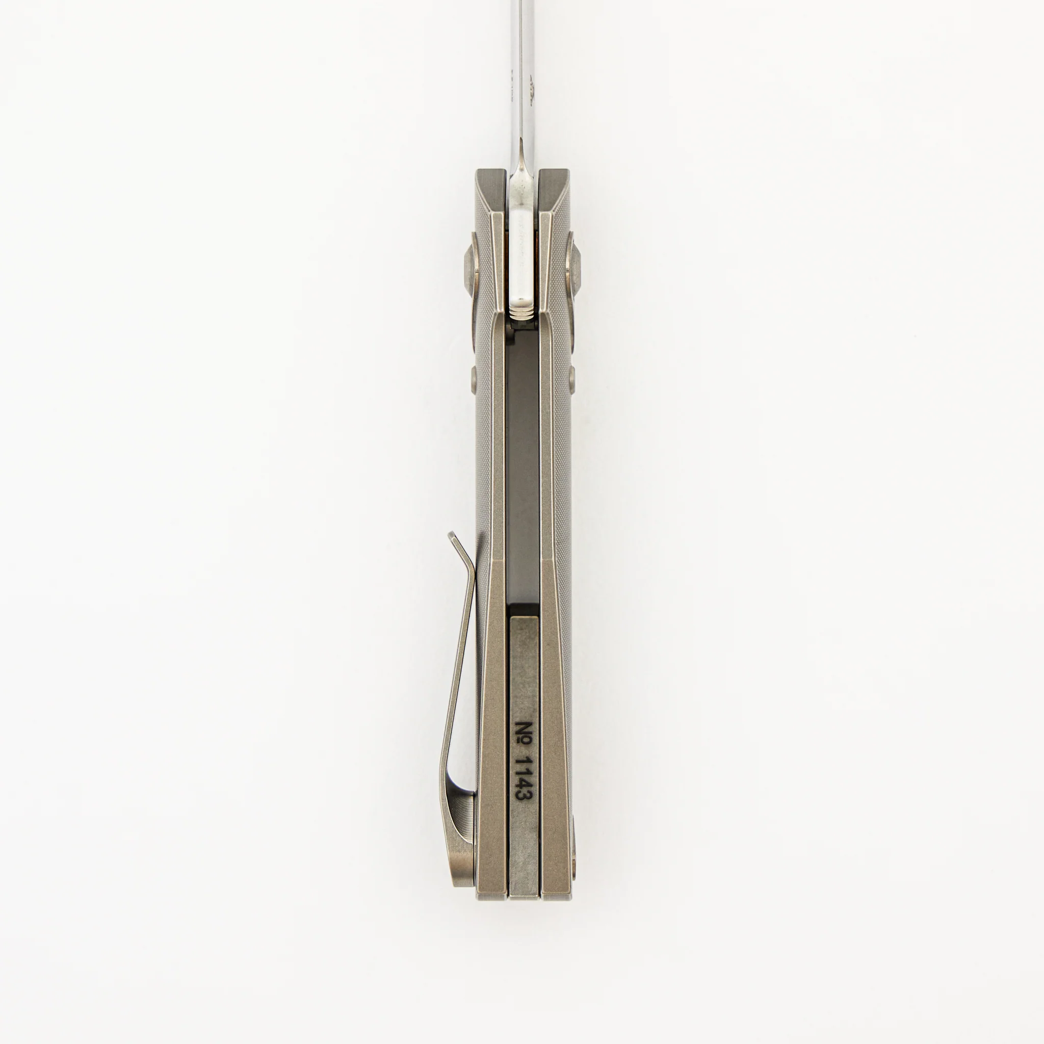 Aros - Grey/Satin Titanium Handle - RWL34 Blade - Image 6