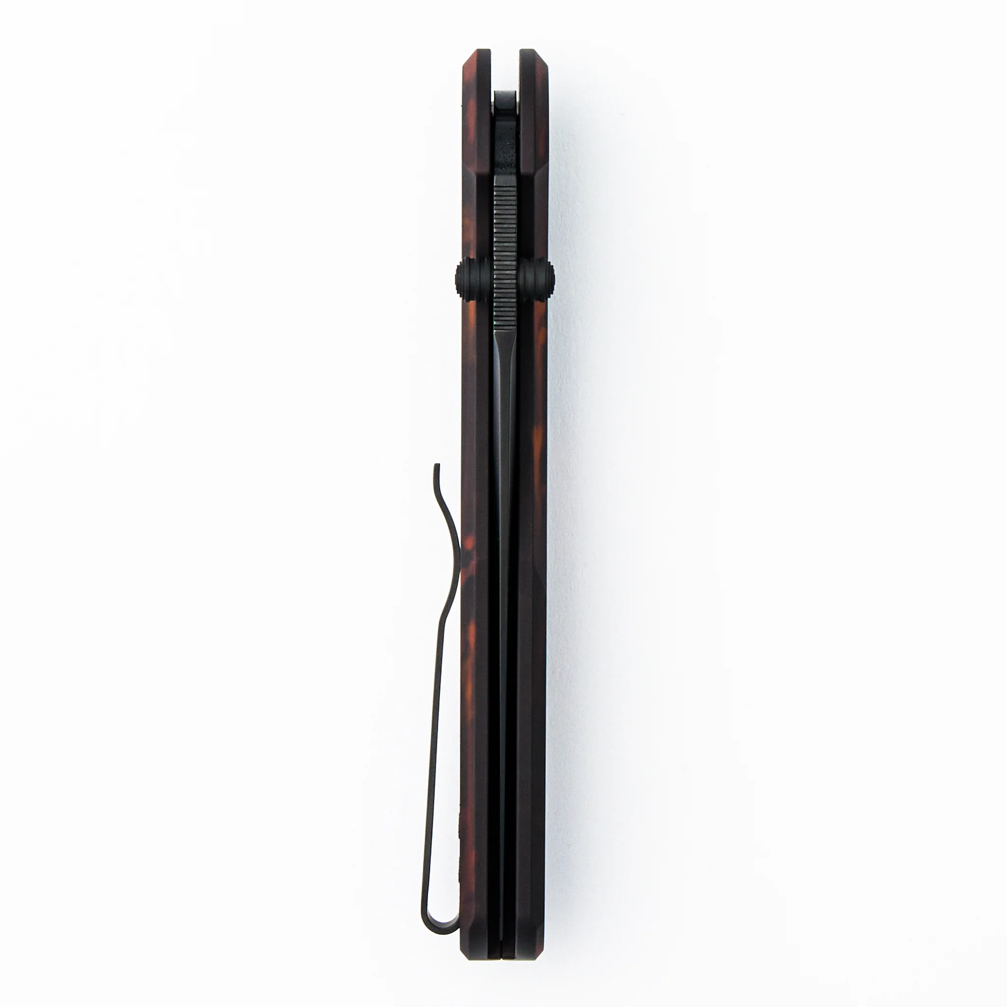 Avalon - PN1104-DF - Solid "Del Fuego" Anodized Handle - DLC Black MagnaCut Blade (Peace Neighbor Design) - Image 5