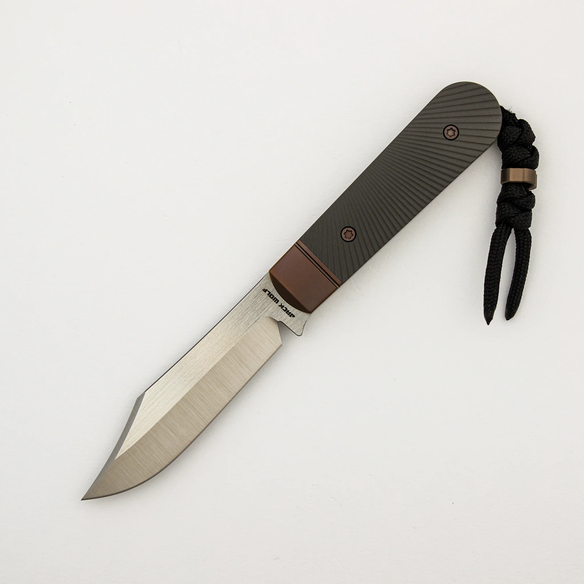 Backwoods FIXedc - Titanium Starburst - Belt Satin S90V Blade