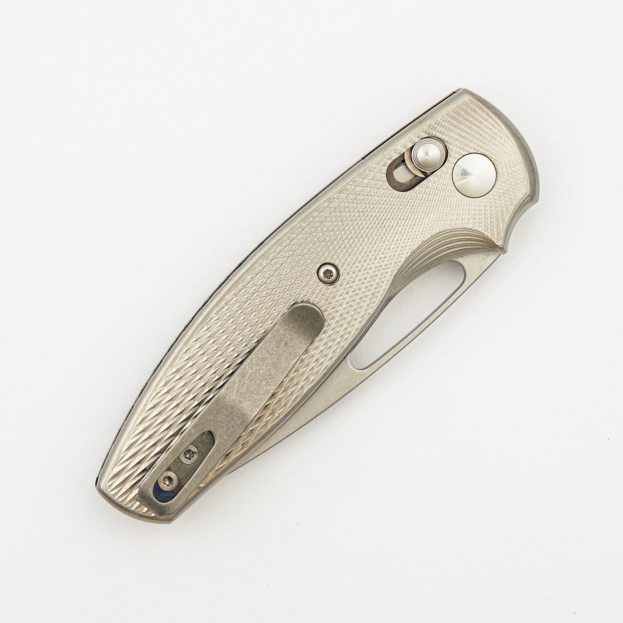 Bulldog Rev. B - Titanium Lizard Skin 3D Handle - MagnaCut Blade - Image 4