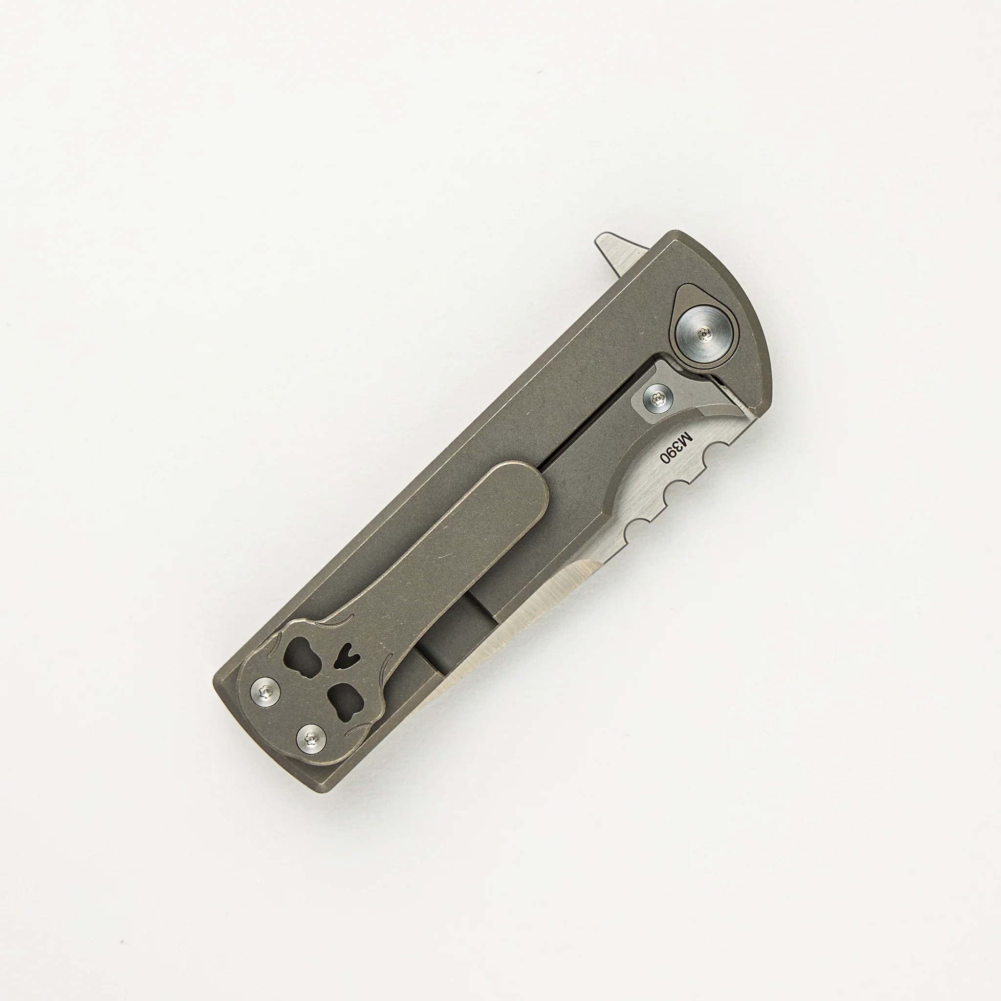 T.A.K Integral - Titanium Handle - Drop Point M390 Blade - Image 4