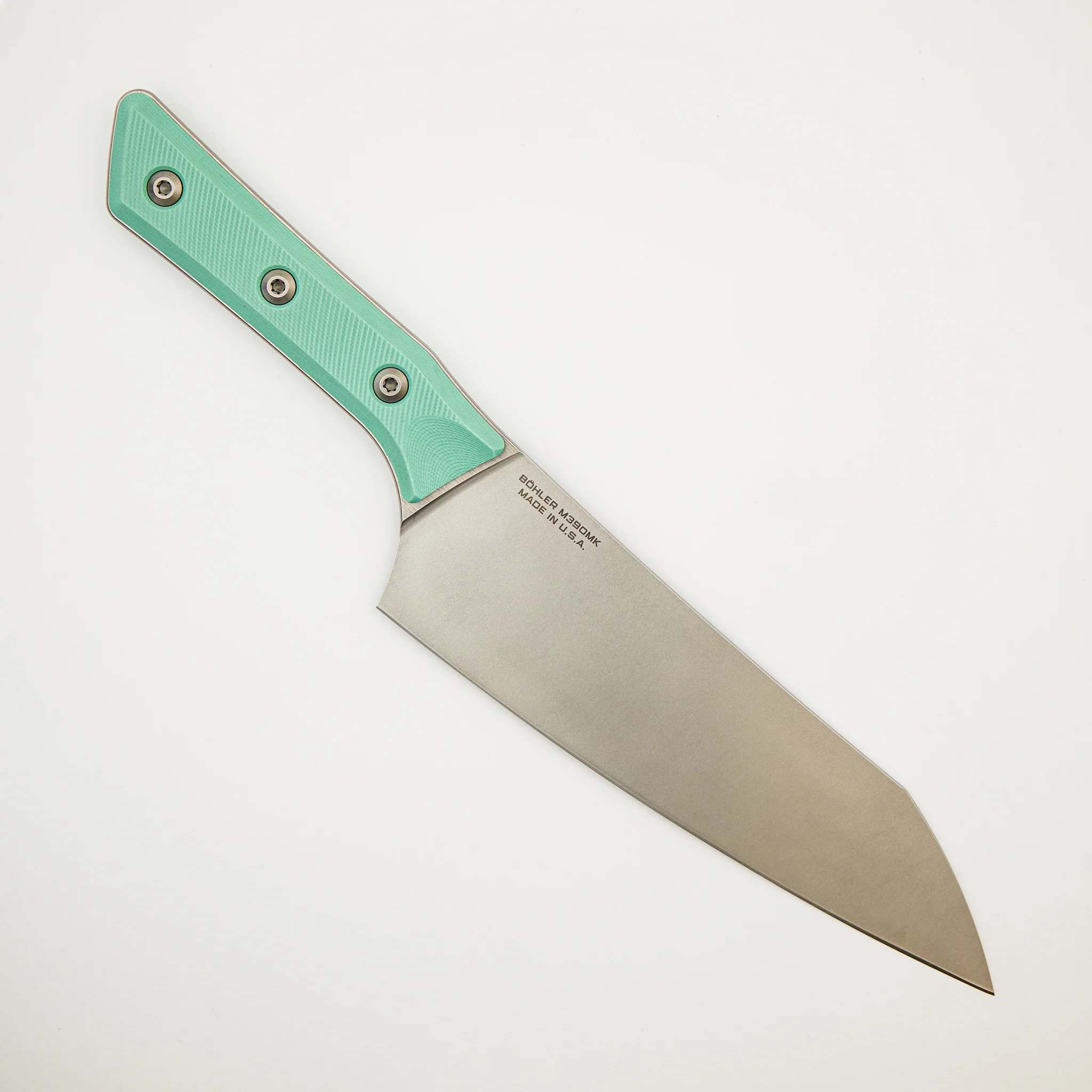 Chef Knife - G-10 Caribbean Blue - Stonewash Standard - 3000-10 CA - Image 2