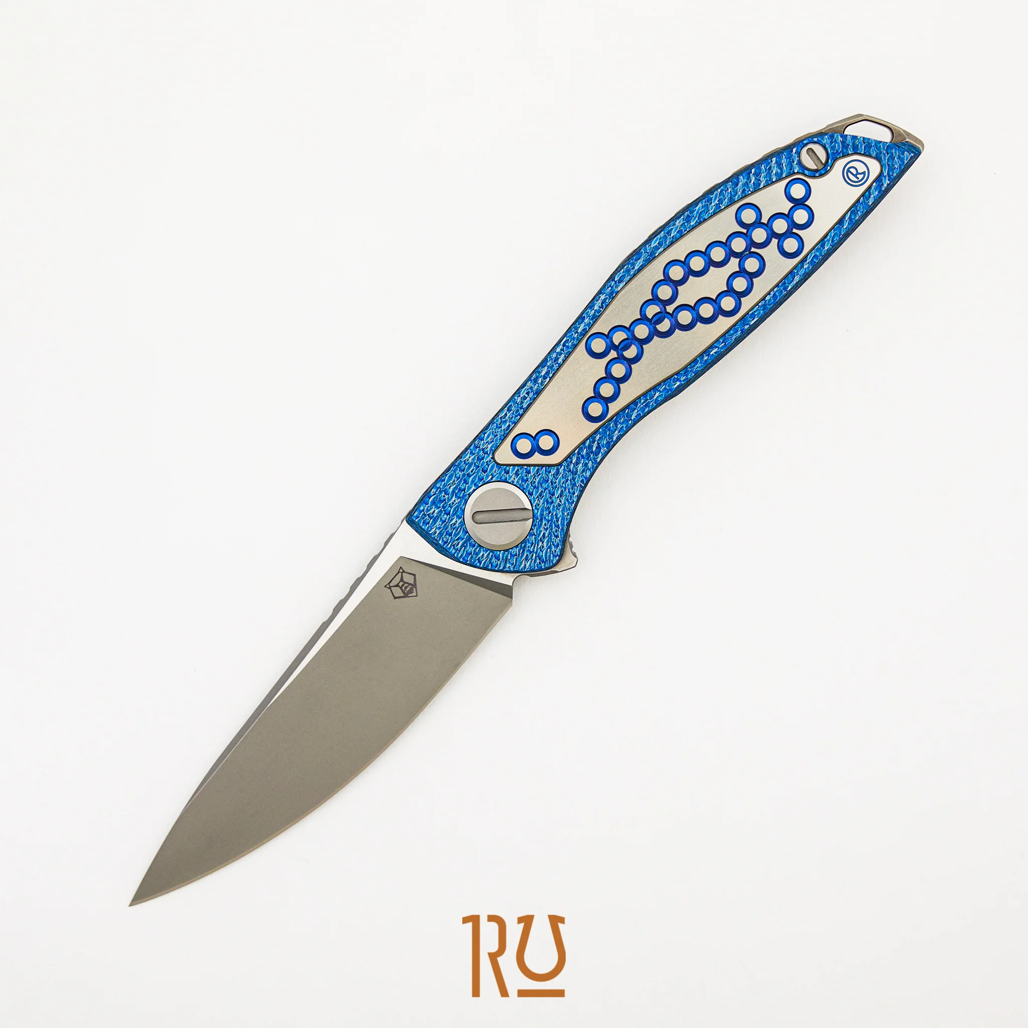 Chris Reeve Collaboration HatiOn CGG - MagnaCut Blade - Titanium/Blue Alutex Handle - MRBS - Completed