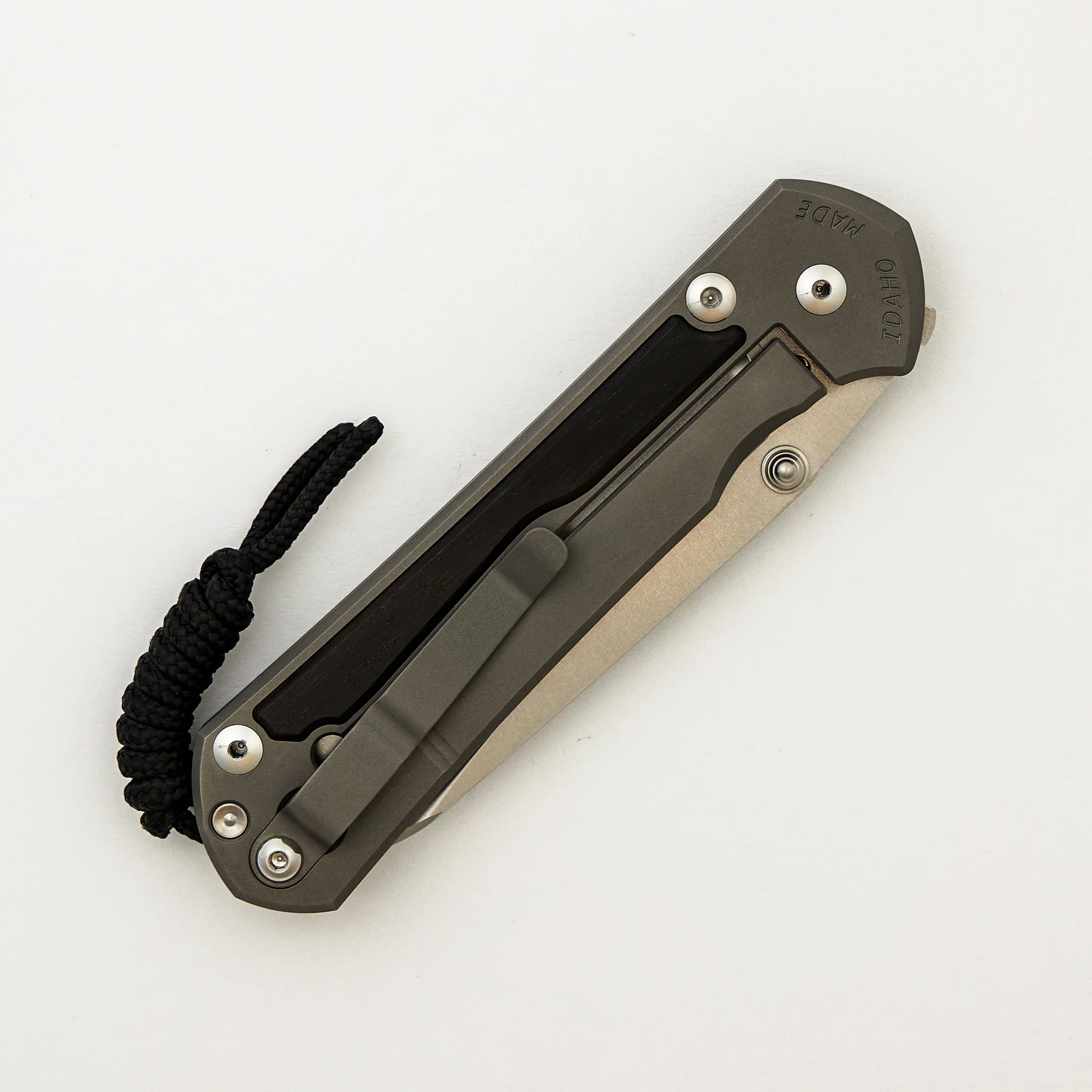 Large Sebenza 31 Macassar Ebony Inlay - Insingo CPM MagnaCut Blade - Silver Double Thumb Lugs - Image 11