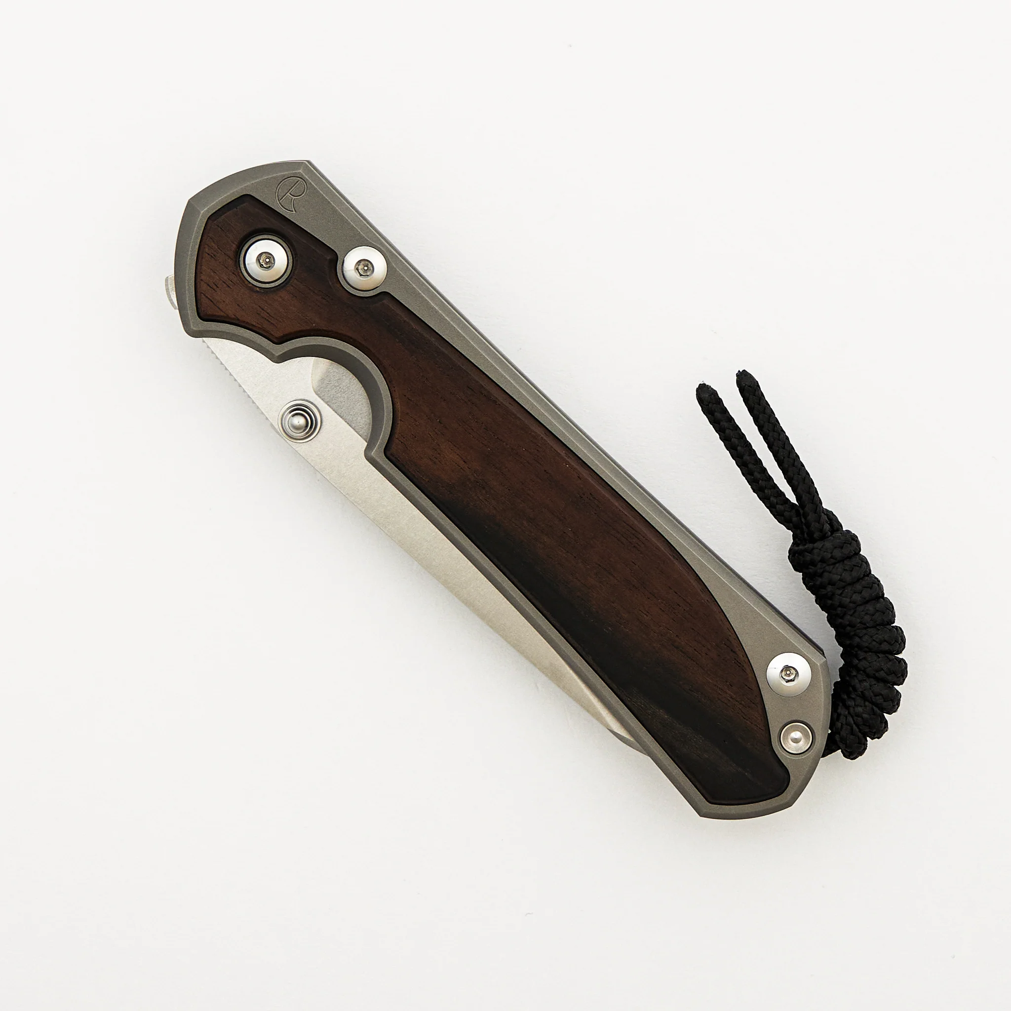 Large Sebenza 31 Macassar Ebony Inlay - Insingo CPM MagnaCut Blade - Silver Double Thumb Lugs - Image 17