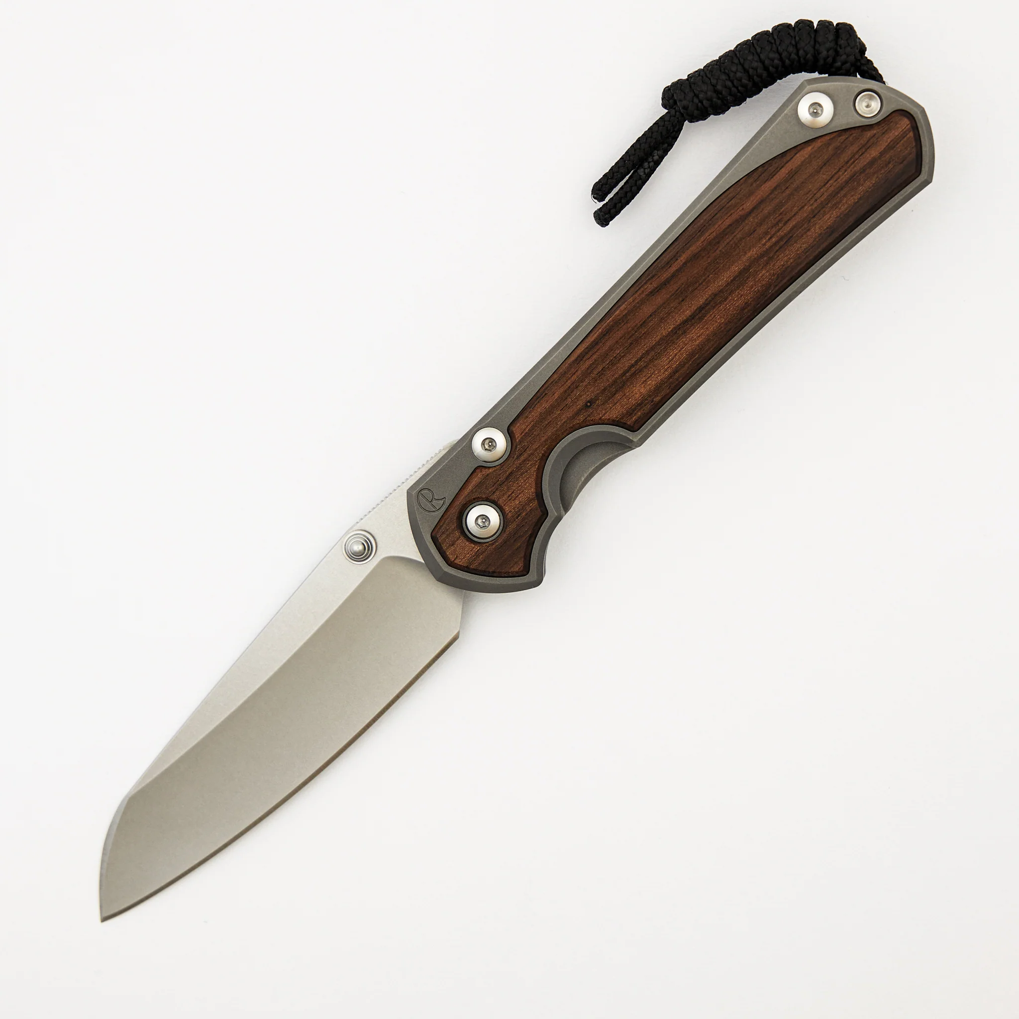 Large Sebenza 31 Macassar Ebony Inlay - Insingo CPM MagnaCut Blade - Silver Double Thumb Lugs - Image 29