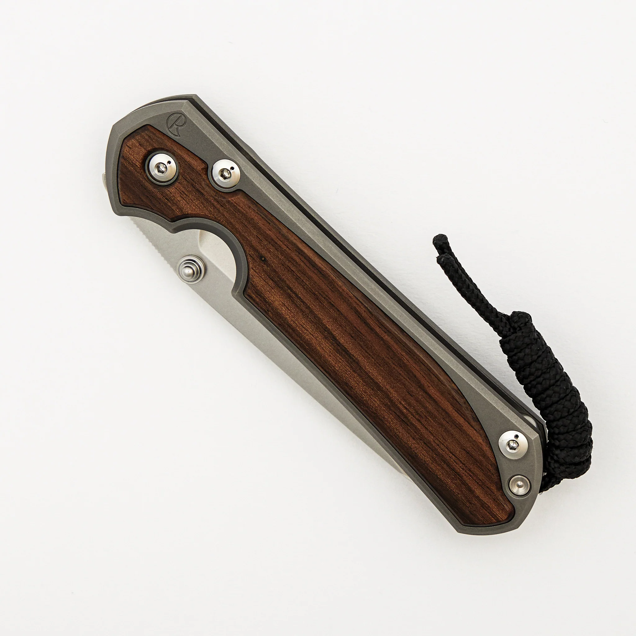 Large Sebenza 31 Macassar Ebony Inlay - Insingo CPM MagnaCut Blade - Silver Double Thumb Lugs - Image 31