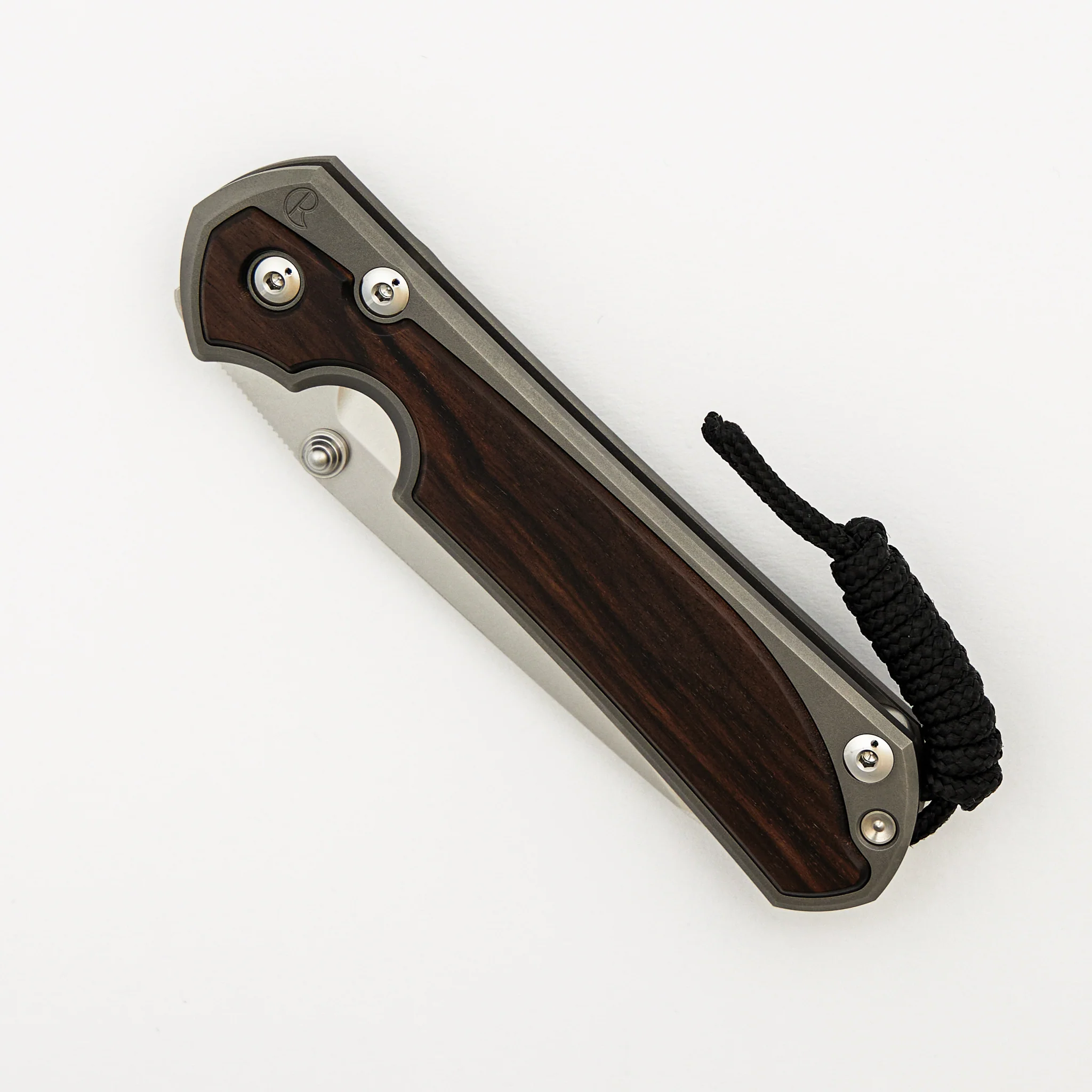 Large Sebenza 31 Macassar Ebony Inlay - Insingo CPM MagnaCut Blade - Silver Double Thumb Lugs - Image 38