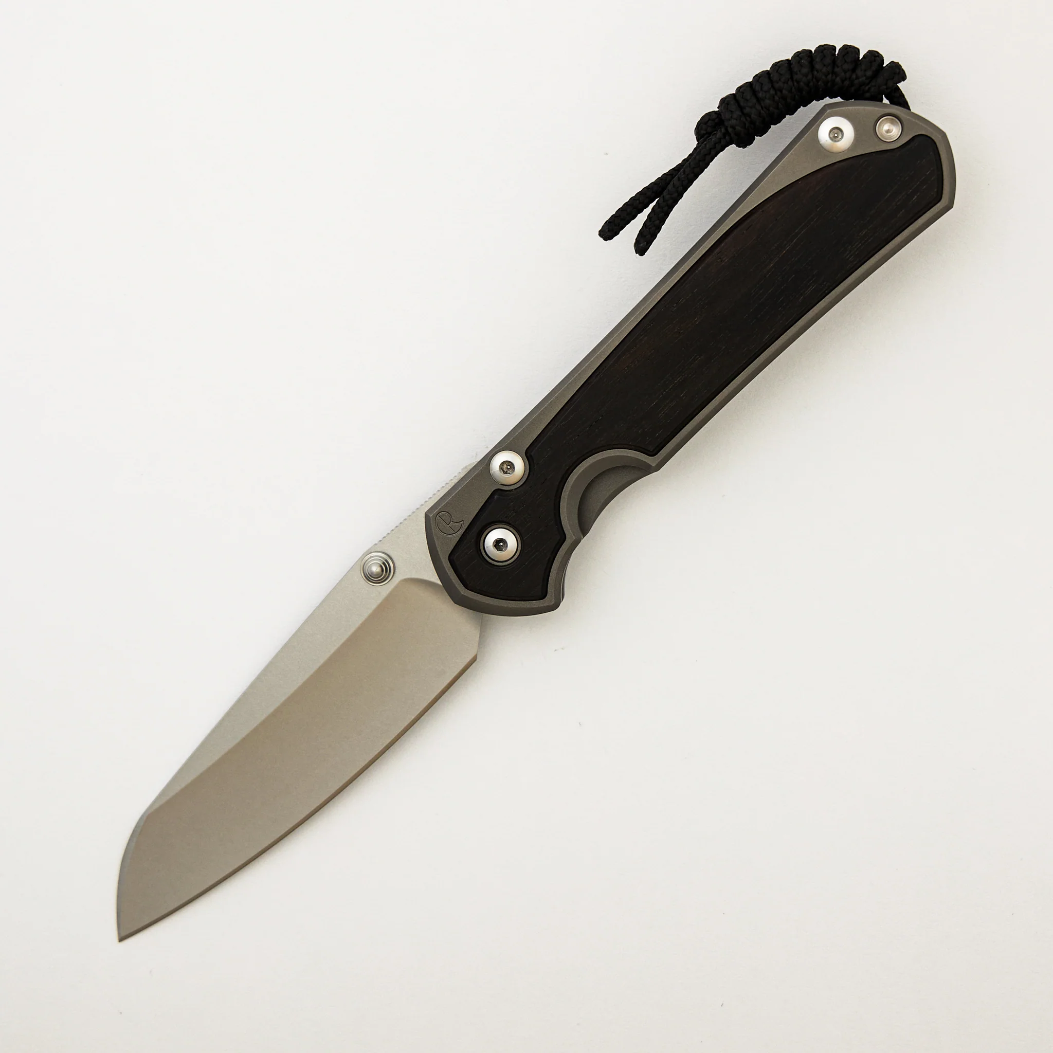 Large Sebenza 31 Macassar Ebony Inlay - Insingo CPM MagnaCut Blade - Silver Double Thumb Lugs - Image 8