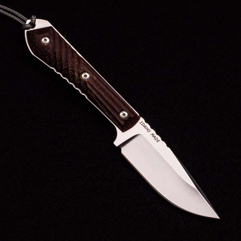 Nyala – Drop Point CPM S35VN Blade – Natural Canvas Micarta - Image 2