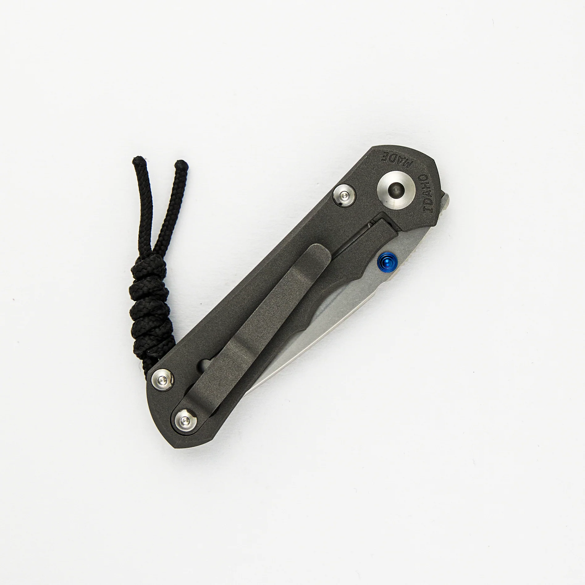 Small Inkosi - Titanium Handle - Drop Point CPM MagnaCut Blade - Image 4