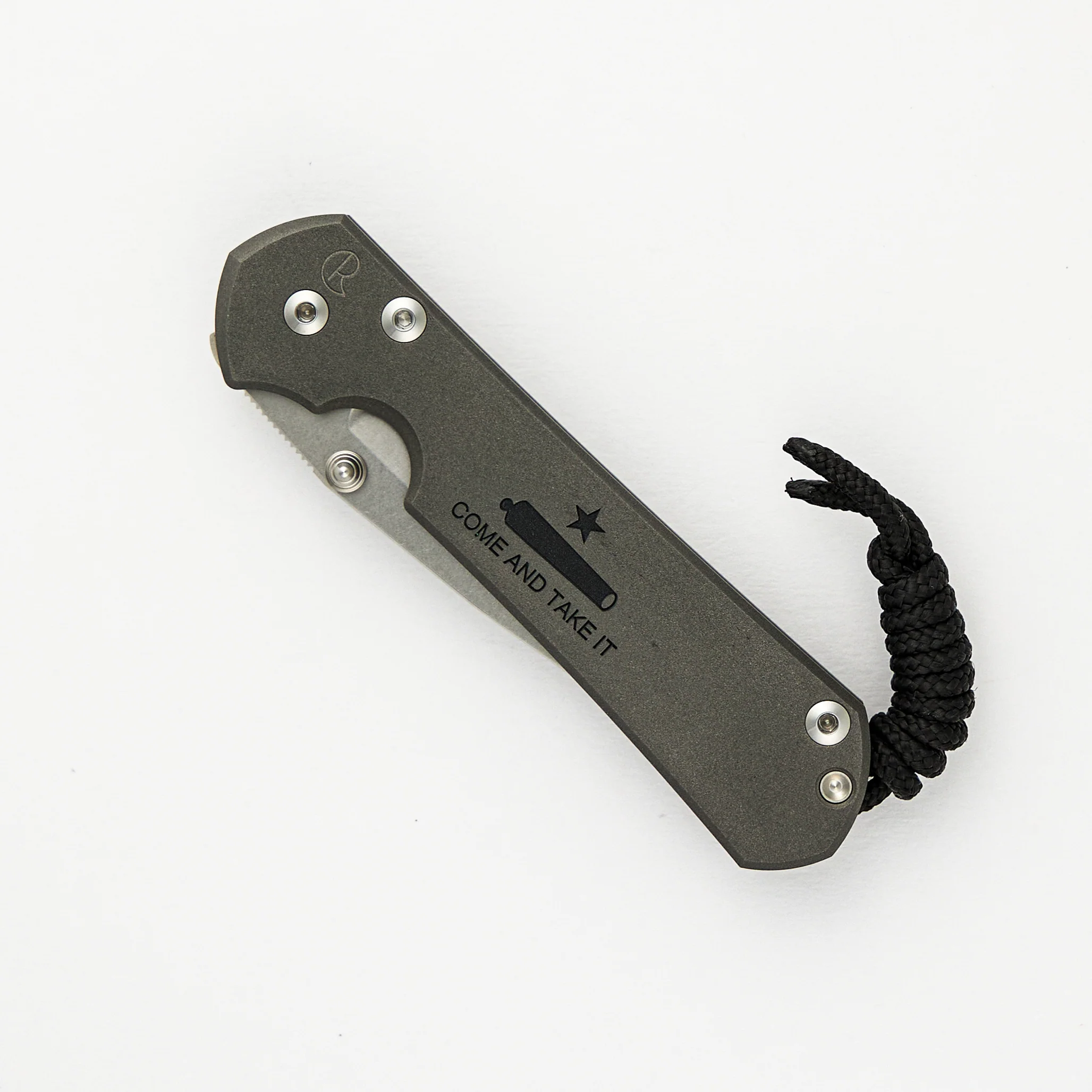 Small Sebenza 31 CAD Custom "Come and Take It" Drop Point CPM S45VN - Image 3