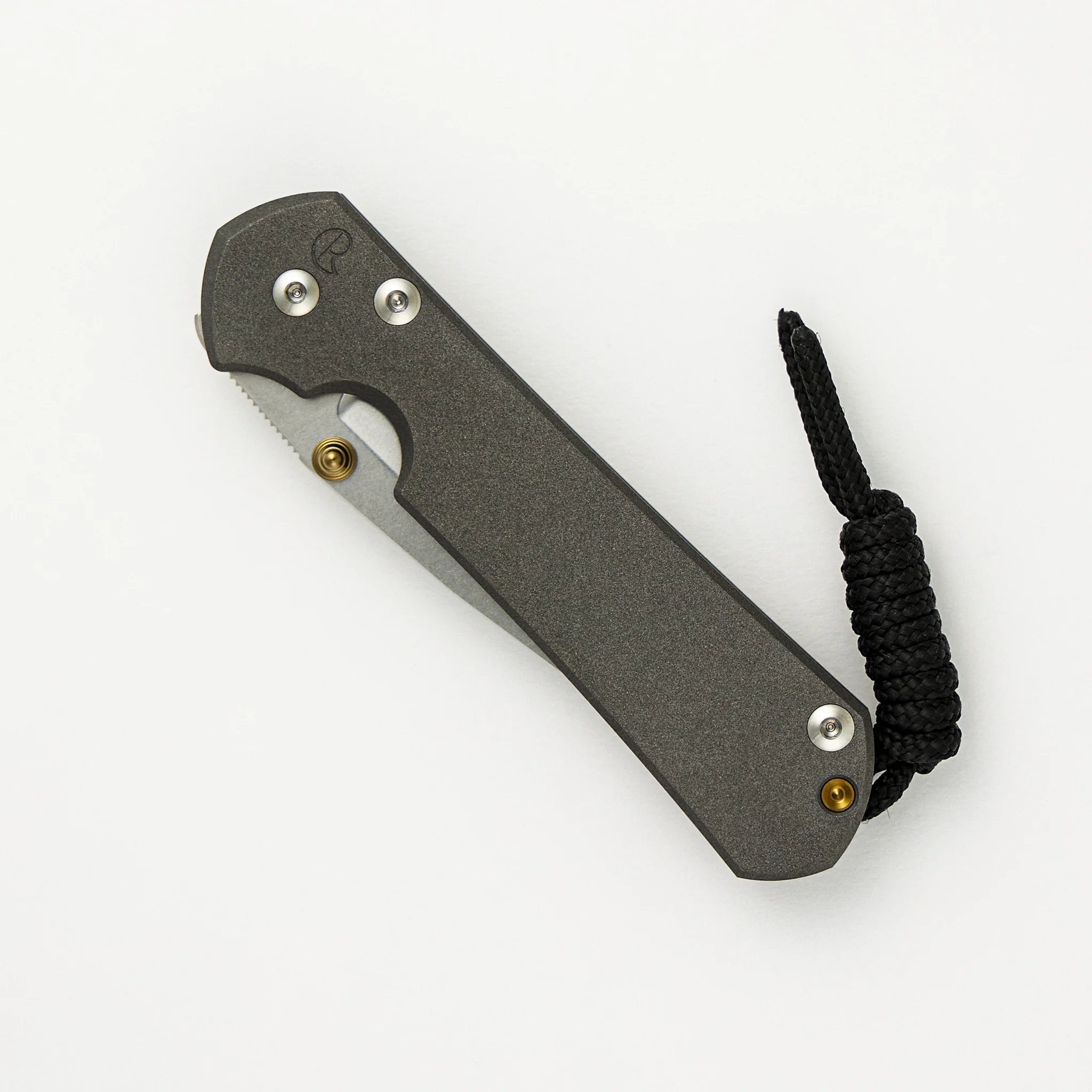 Small Sebenza 31 - Drop Point CPM MagnaCut Blade - Gold Double Thumb Lugs - Image 3