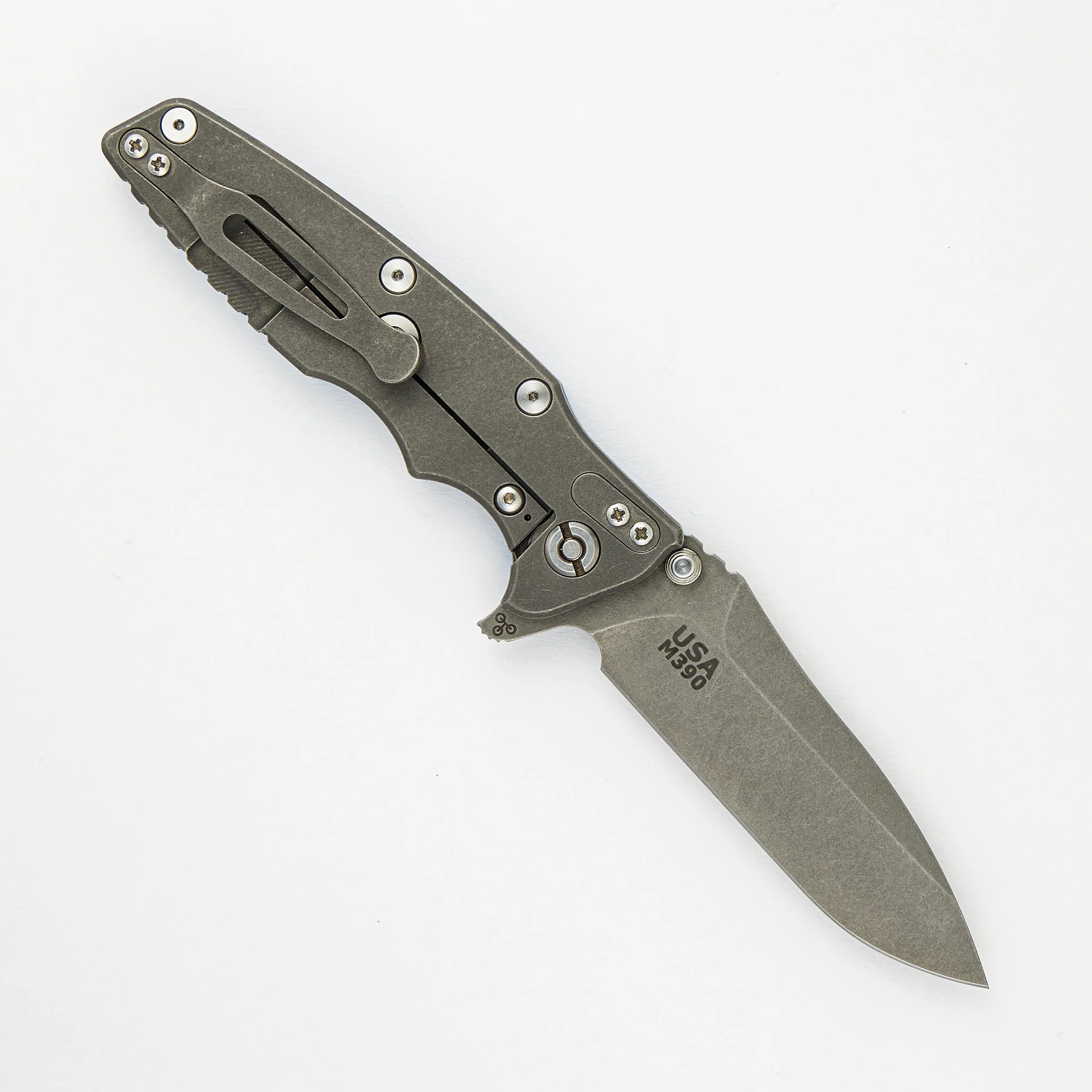 Eklipse 3.5″ – Swedged Spear – Tri-Way – Working Finish – Blue G10 - Image 2