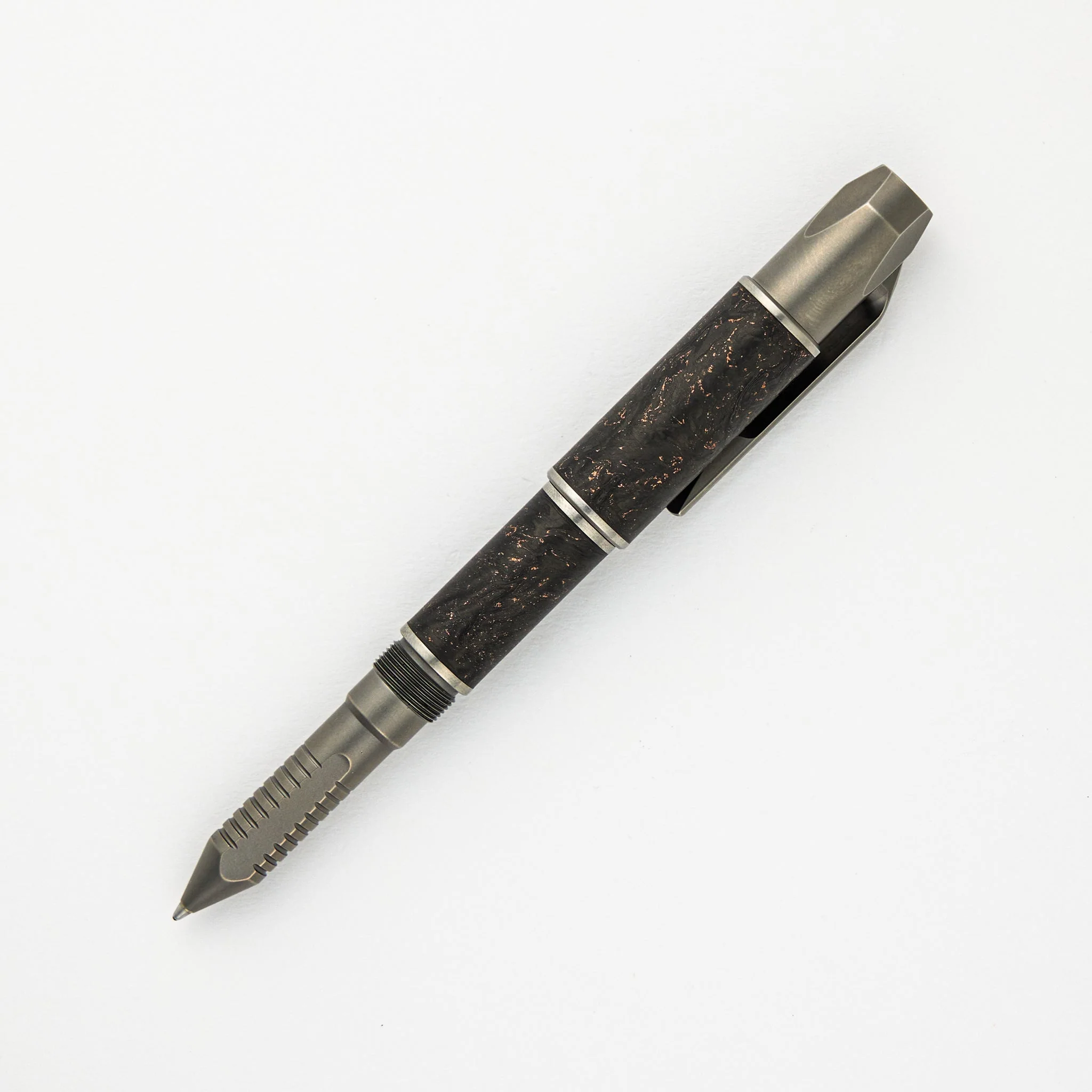 Custom Division Pen Tool - Bronze Carbon Fiber - Image 3