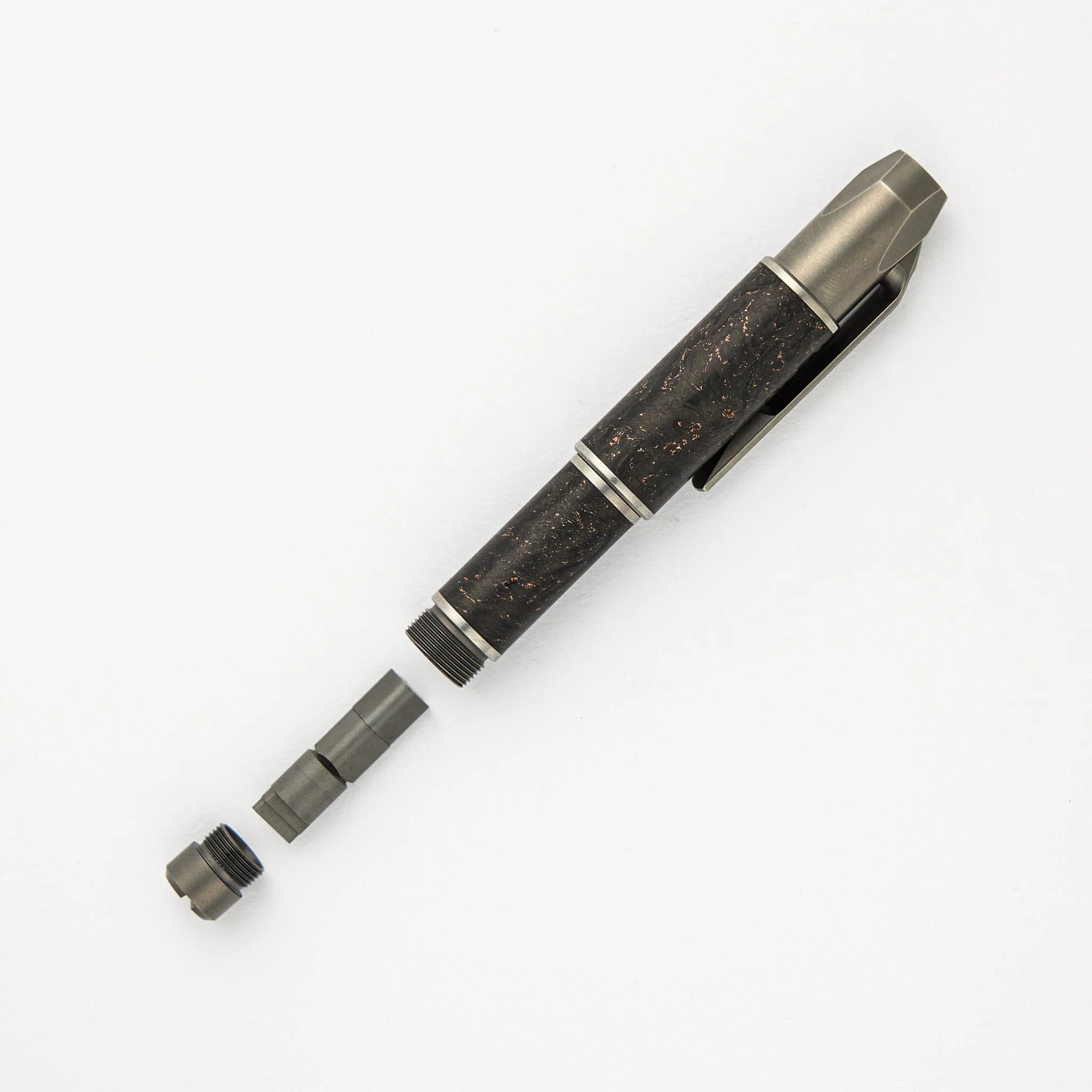 Custom Division Pen Tool - Bronze Carbon Fiber - Image 4