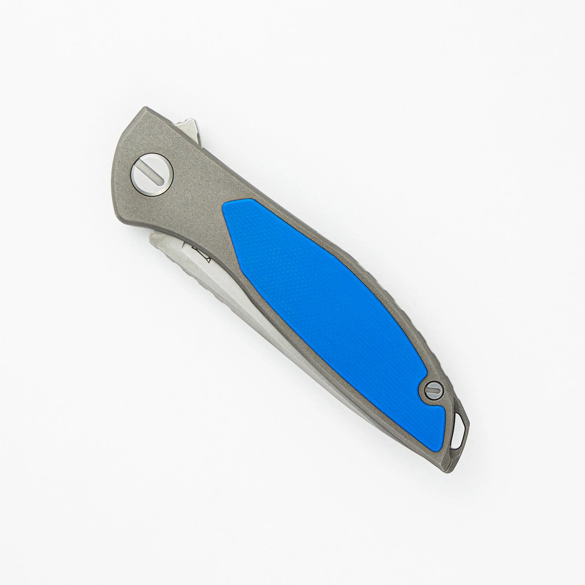 WR Bladeworks Finish "Hydronian" NeOn - M390 Blade - Titanium Handle - MRBS - Image 3