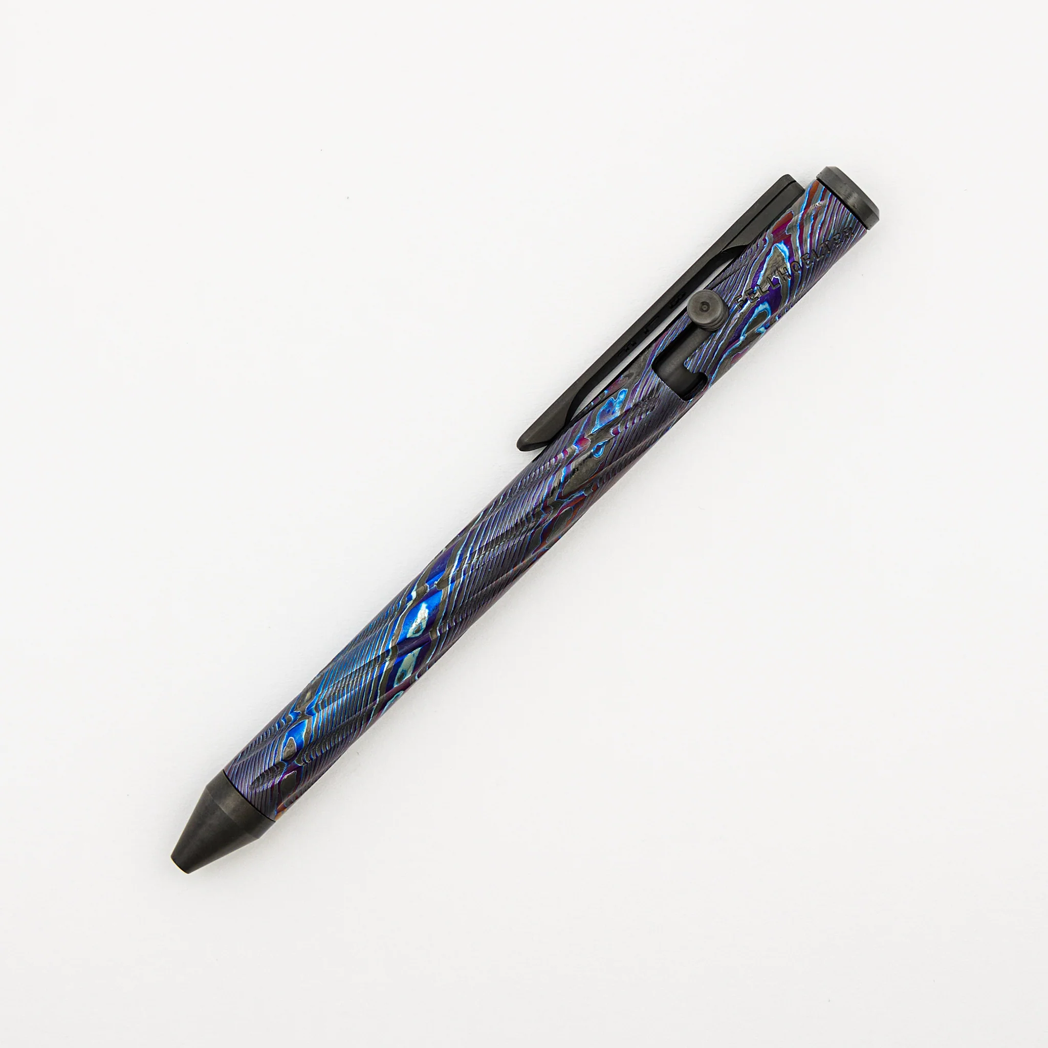 Cptn Axel Full Size TiBolt Pen - ZircuTi / Zirconium Accents