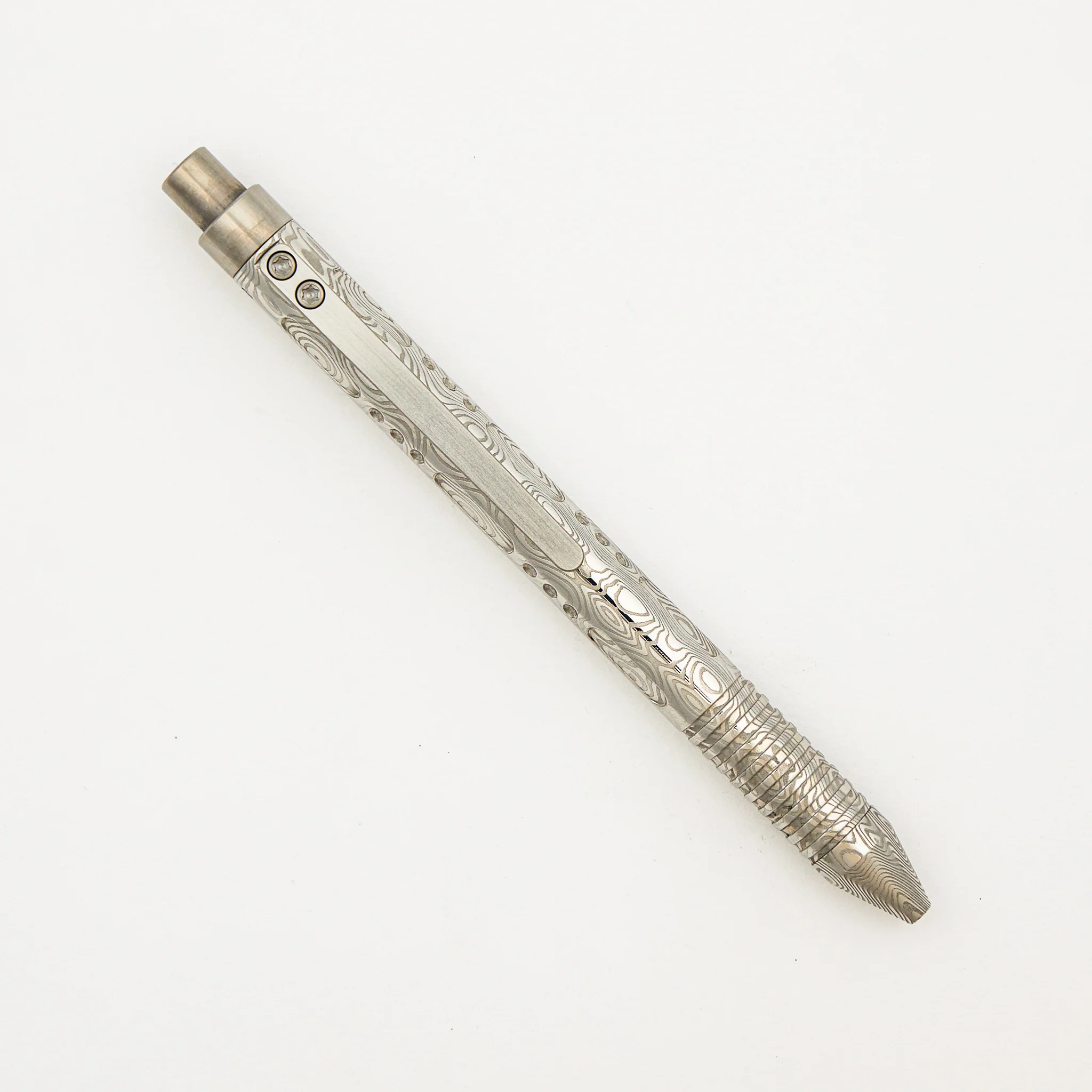 Cptn Axel Full Size TiClicker Pen - Damasteel Odins Eye - Image 2
