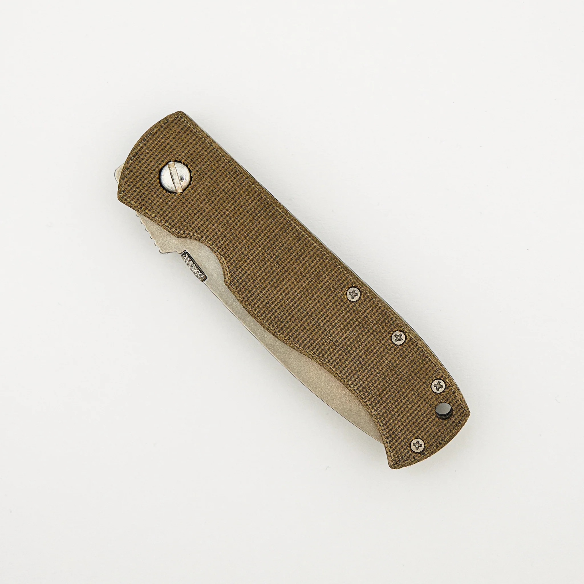 CQC-7B SF Right-Grind Green Micarta #006 - Image 3
