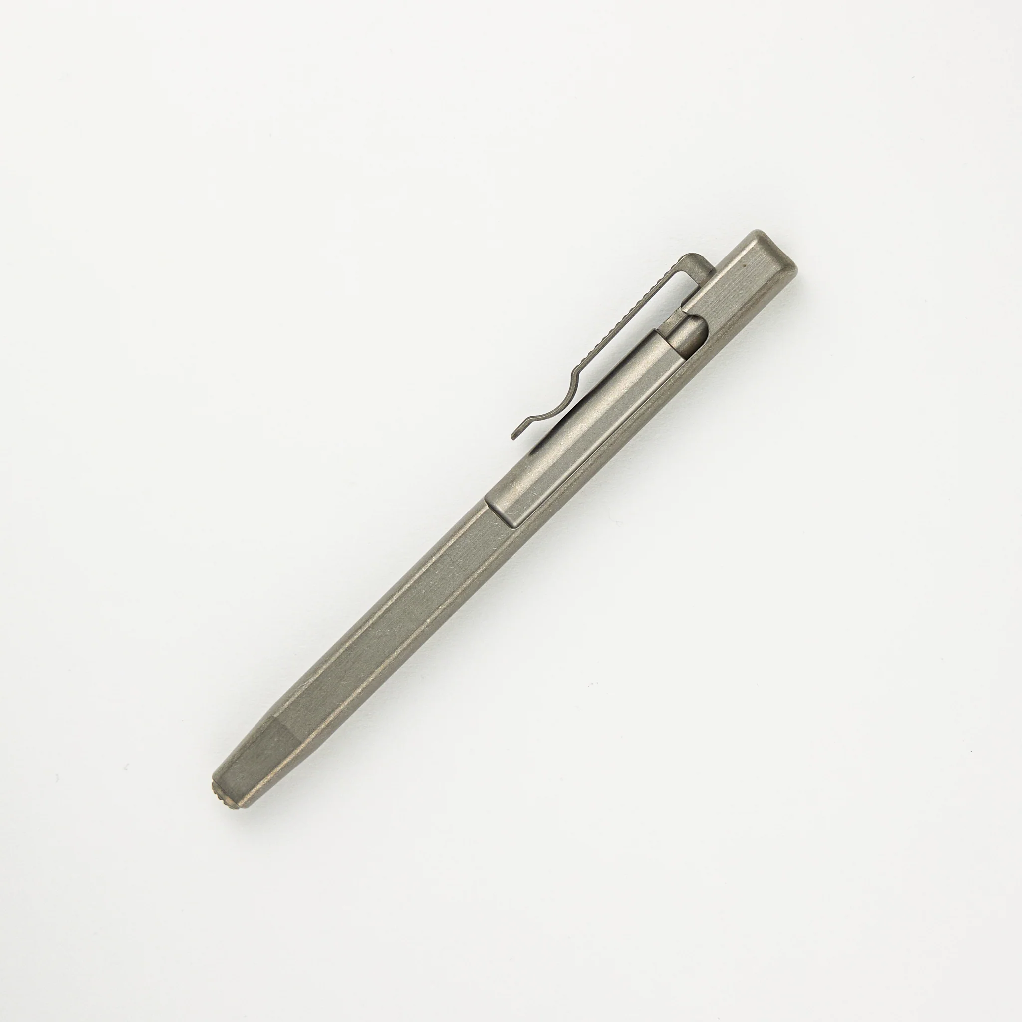 Minotaur Bolt Action Pen - Titanium Sleek - Image 3