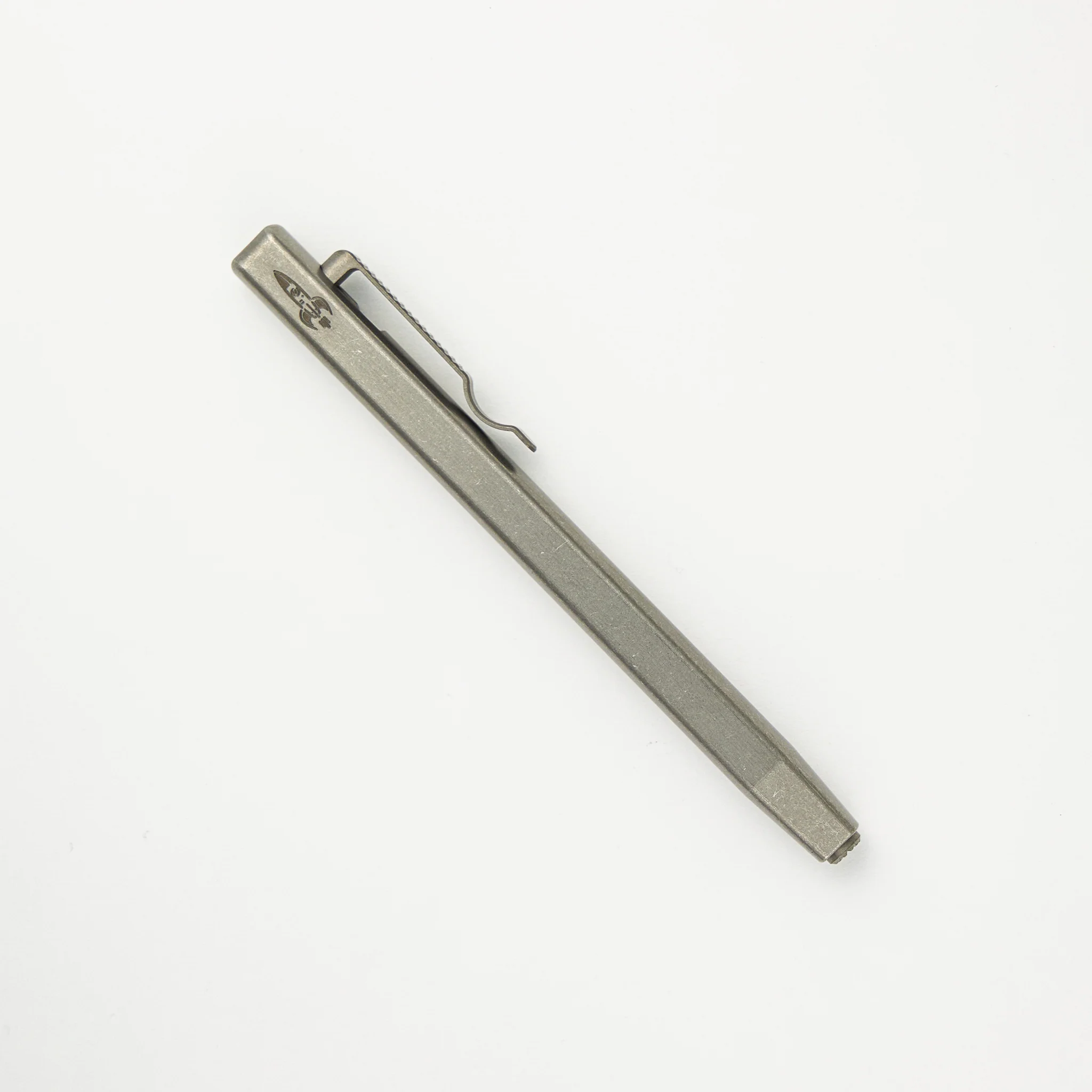 Minotaur Bolt Action Pen - Titanium Sleek - Image 4