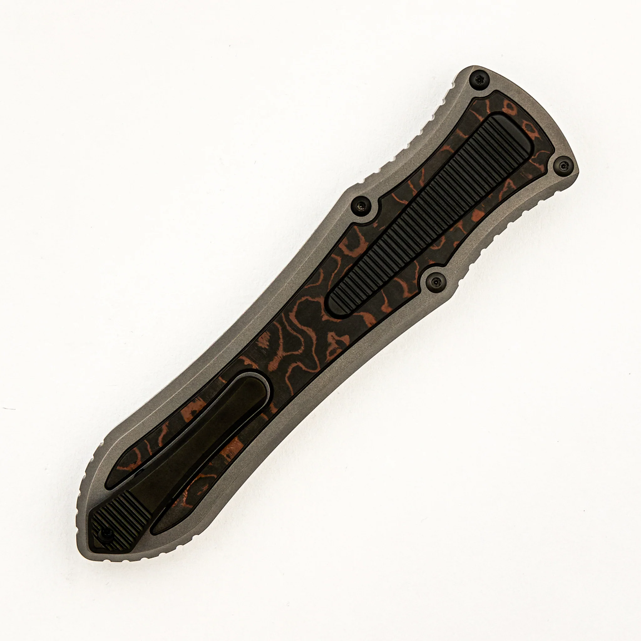 Deadlock Model C - Titanium Handle W/ Fat Carbon Inlay - 20CV Blade - Image 3