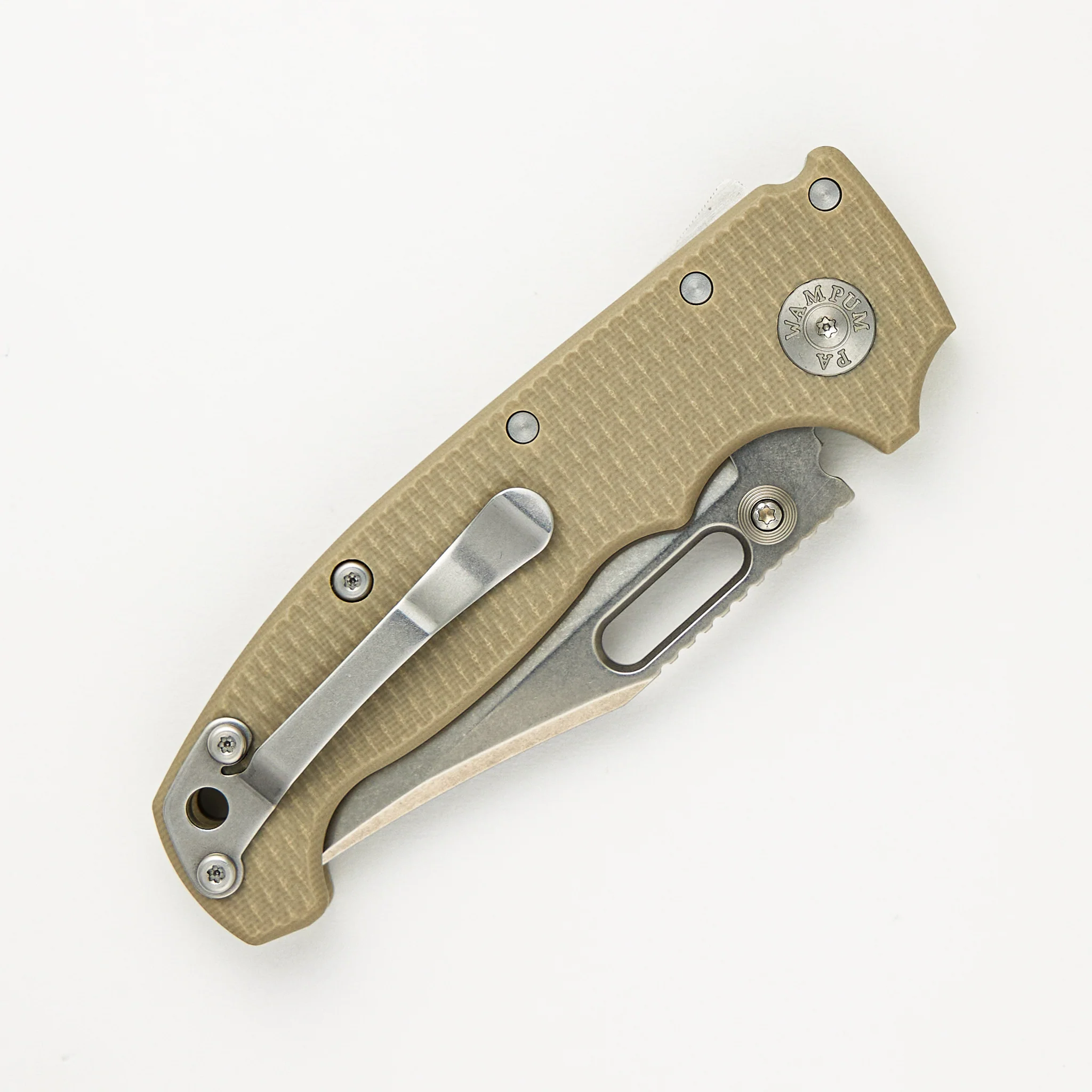 AD20 "KnifeJoy Exclusive" 20CV Bowie Tan G10 - Image 4